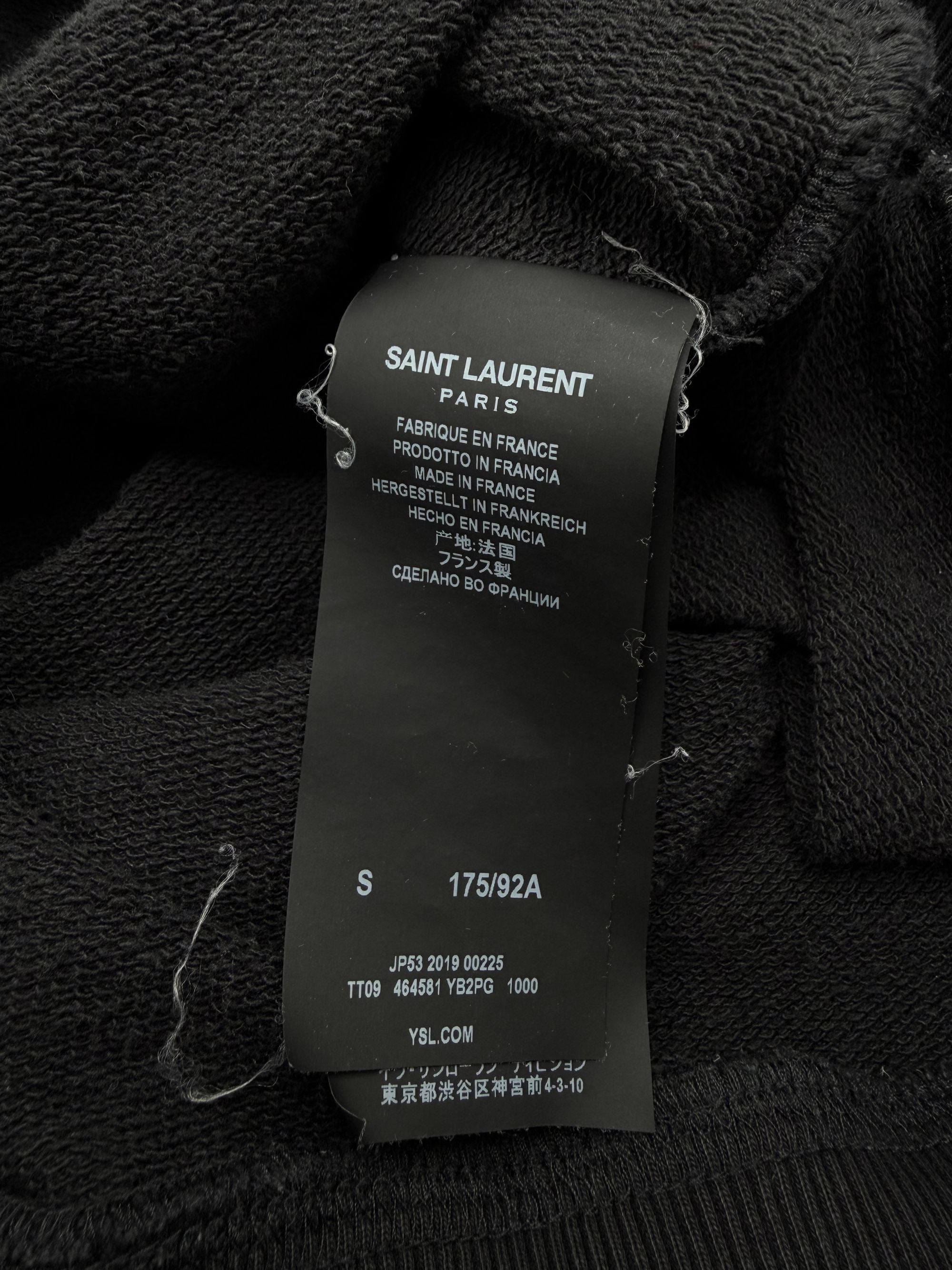 Saint Laurent Rive Gauche Hoodie - Black Yves Saint Laurent