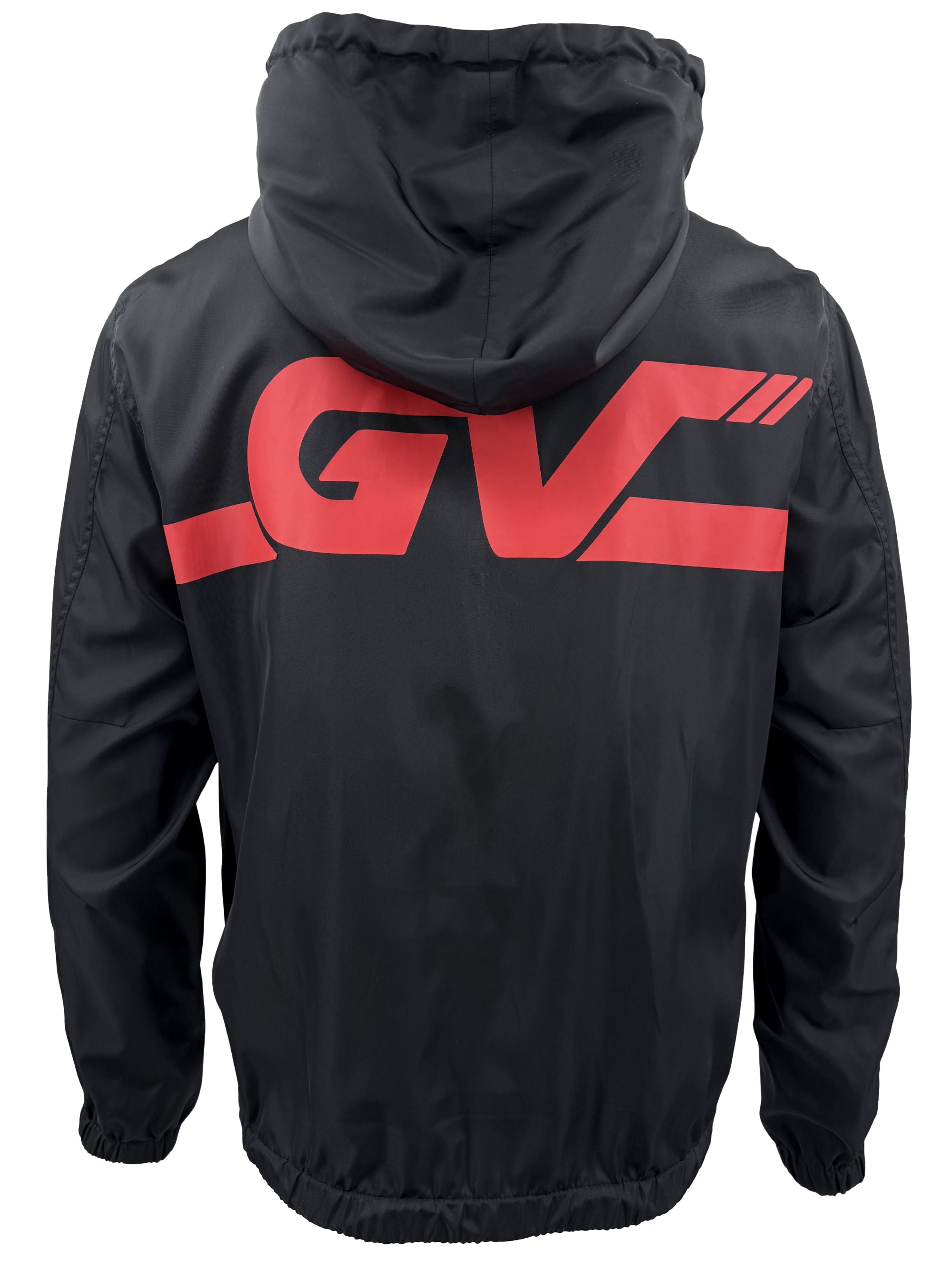 Givenchy Stripe GV Windbreaker Jacket - Black Givenchy