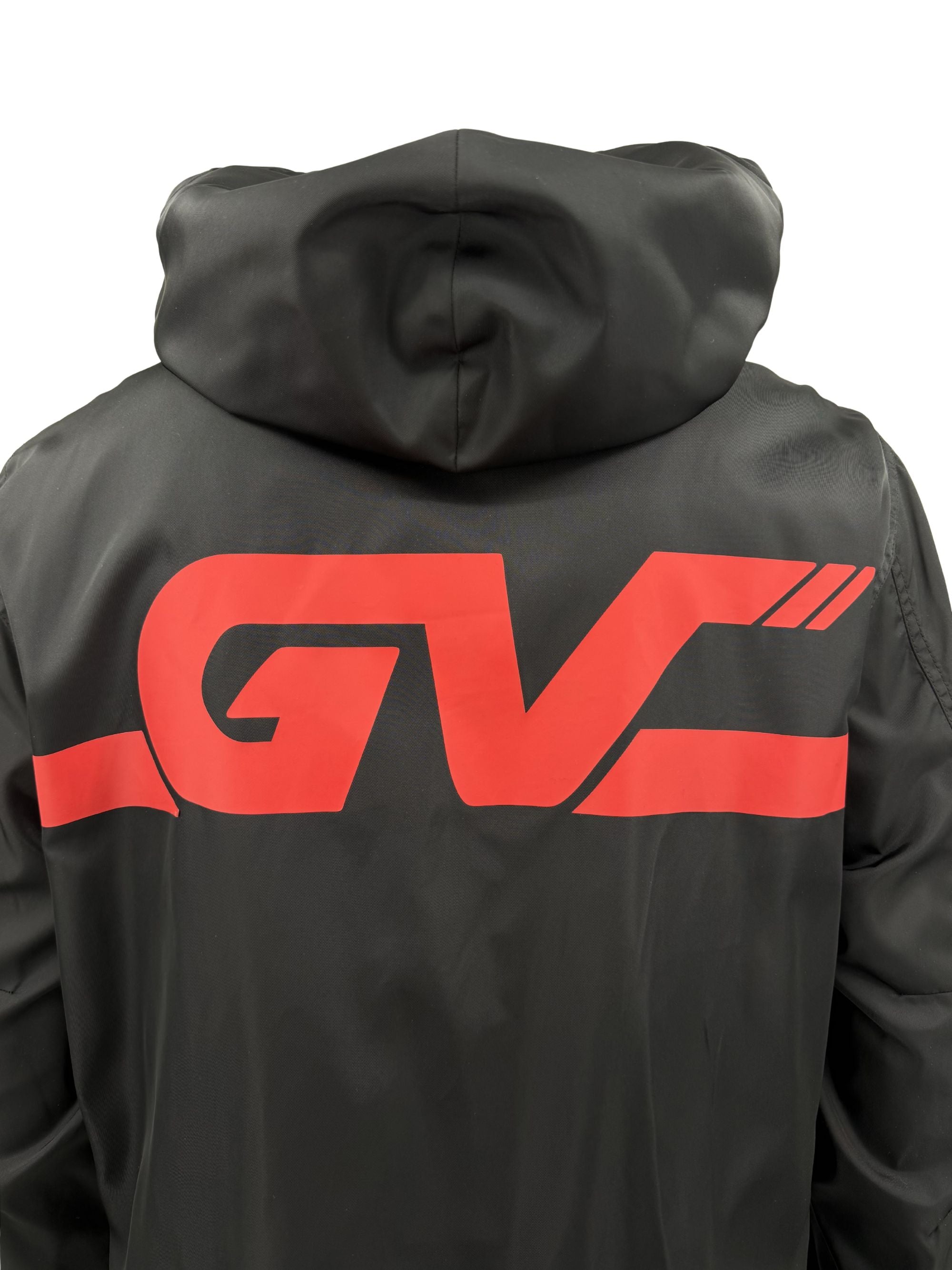 Givenchy Stripe GV Windbreaker Jacket - Black Givenchy