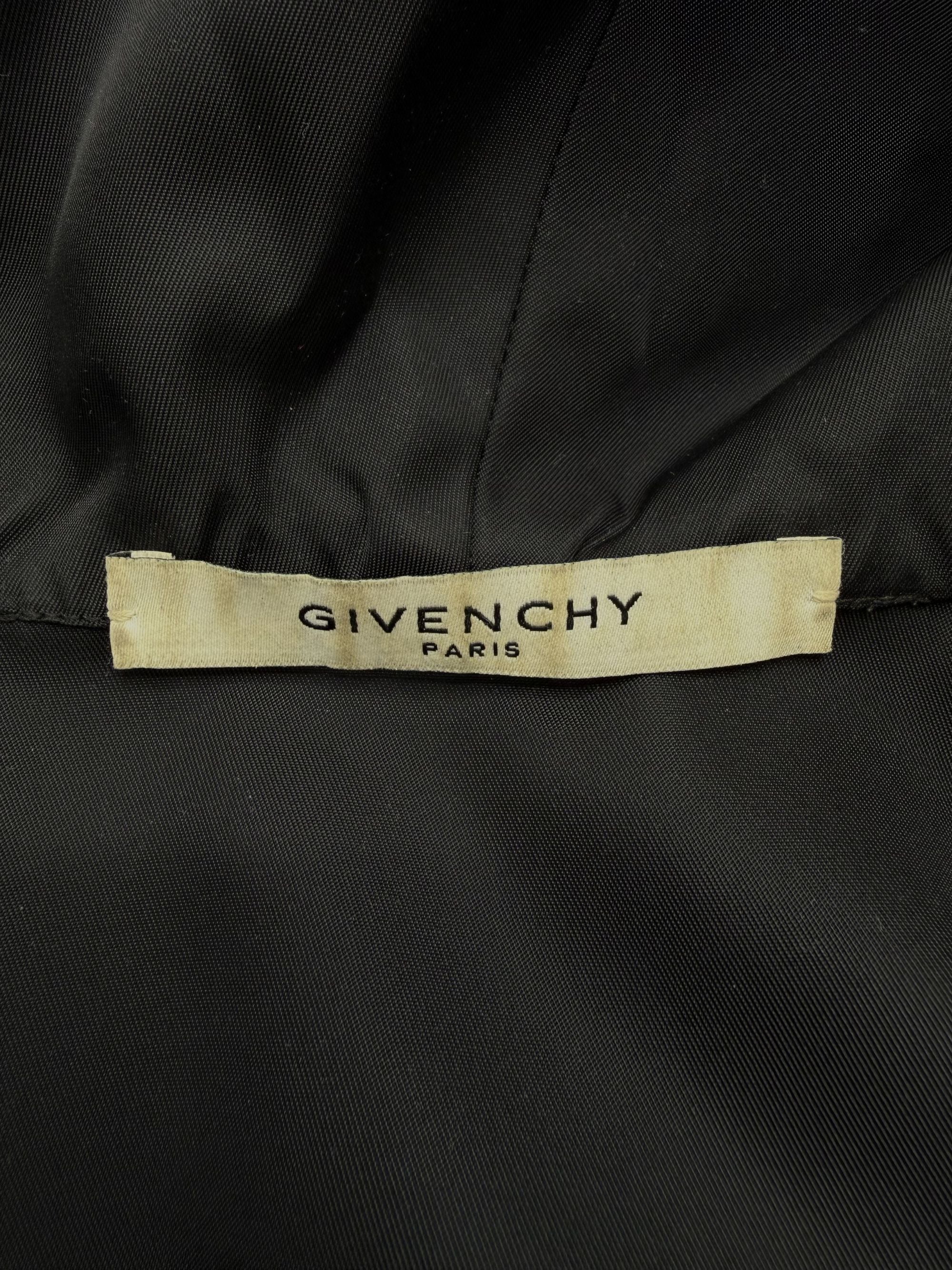 Givenchy Stripe GV Windbreaker Jacket - Black Givenchy