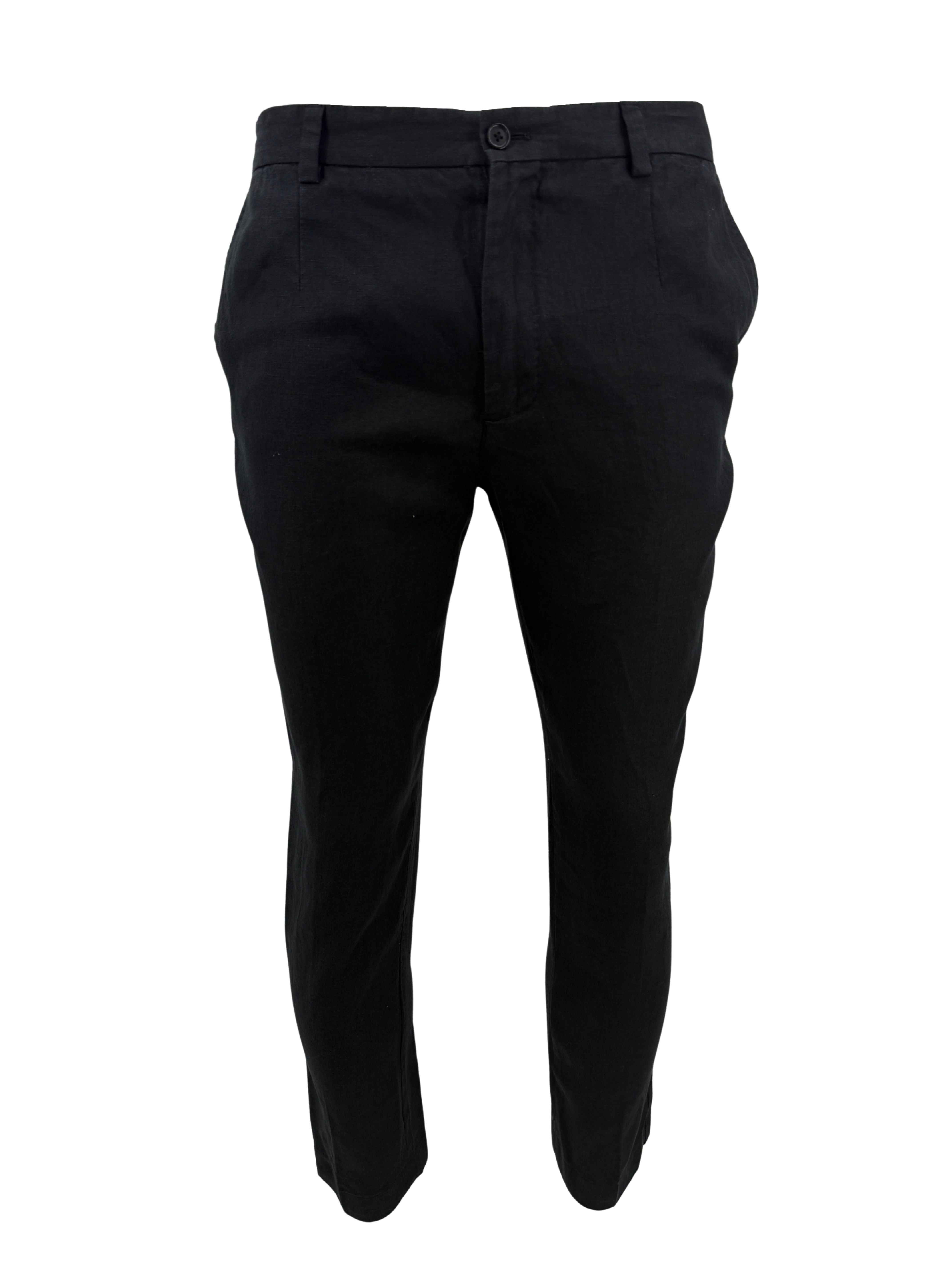 Dolce & Gabbana Linen Trousers - Black