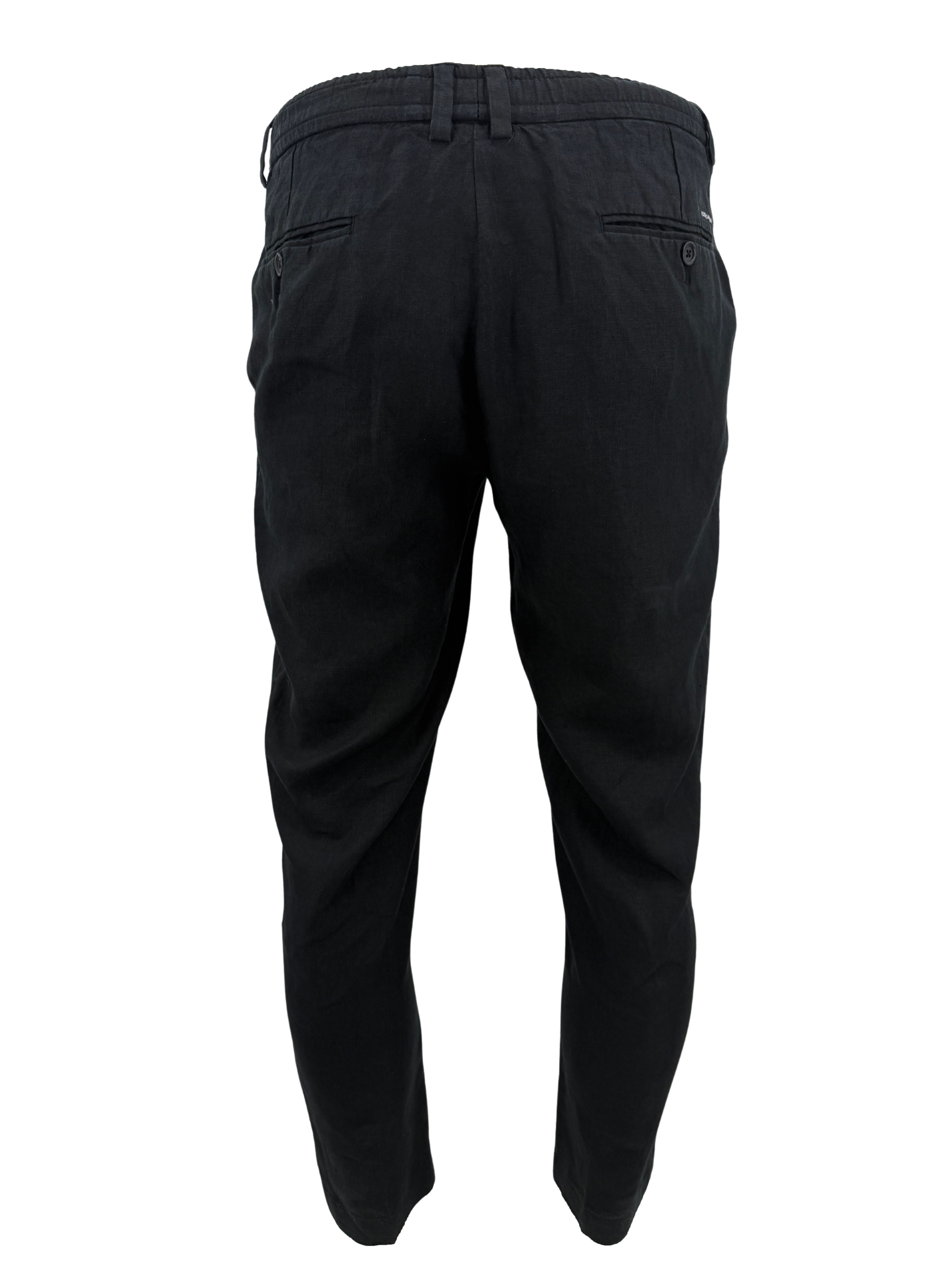 Dolce & Gabbana Linen Trousers - Black