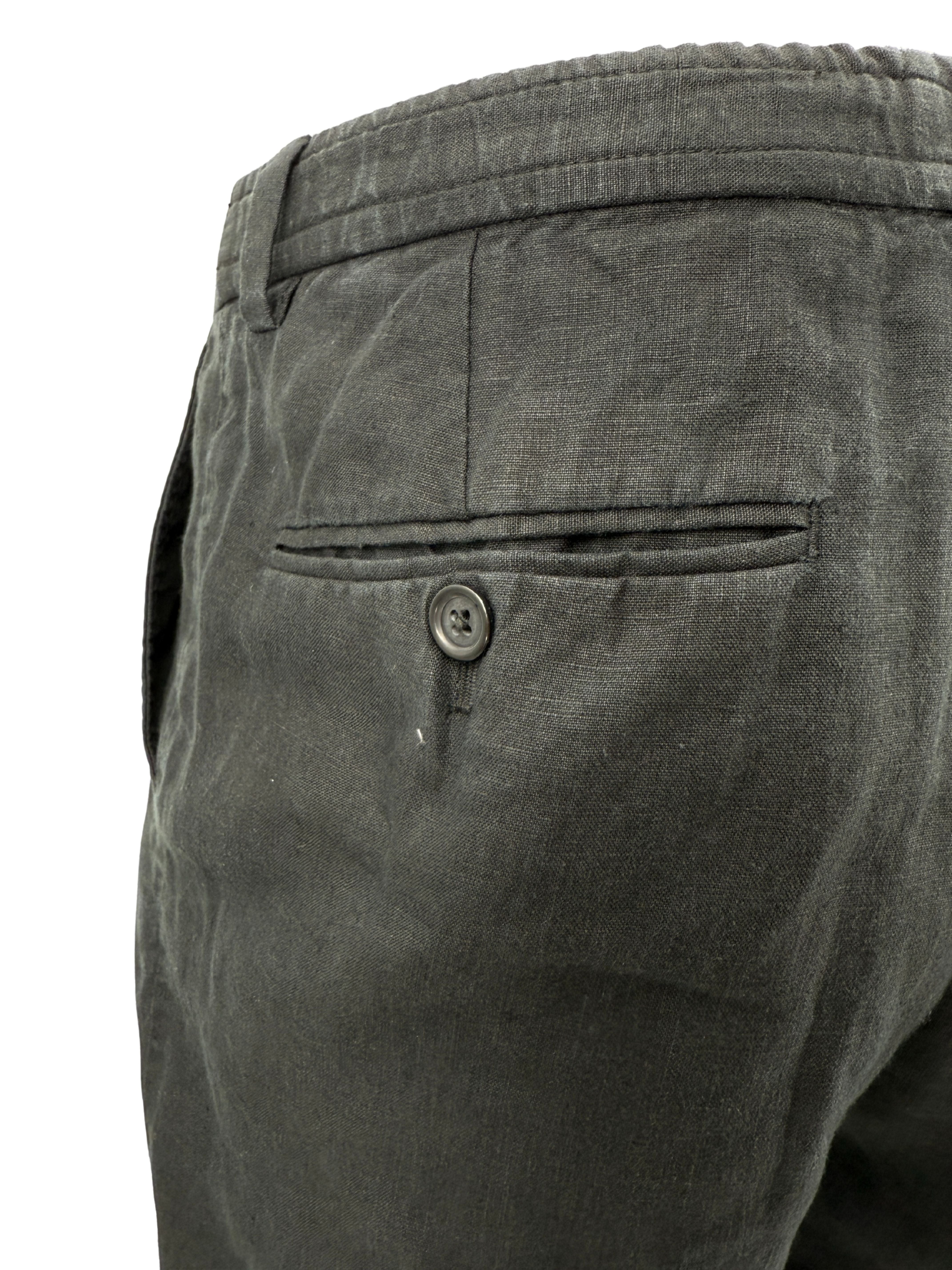 Dolce & Gabbana Linen Trousers - Black