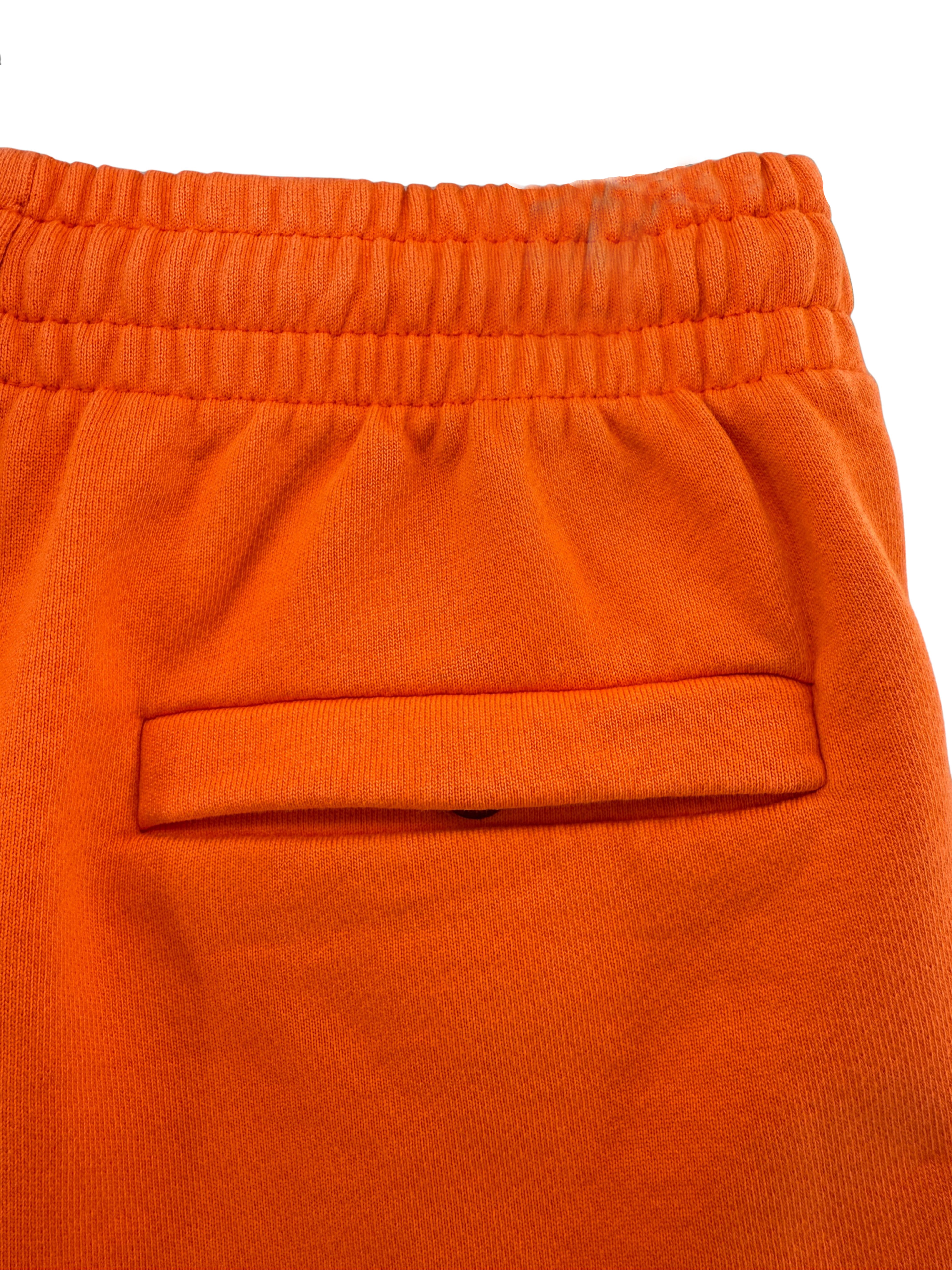 Off-White Arrows Cotton Shorts - Orange Off-White