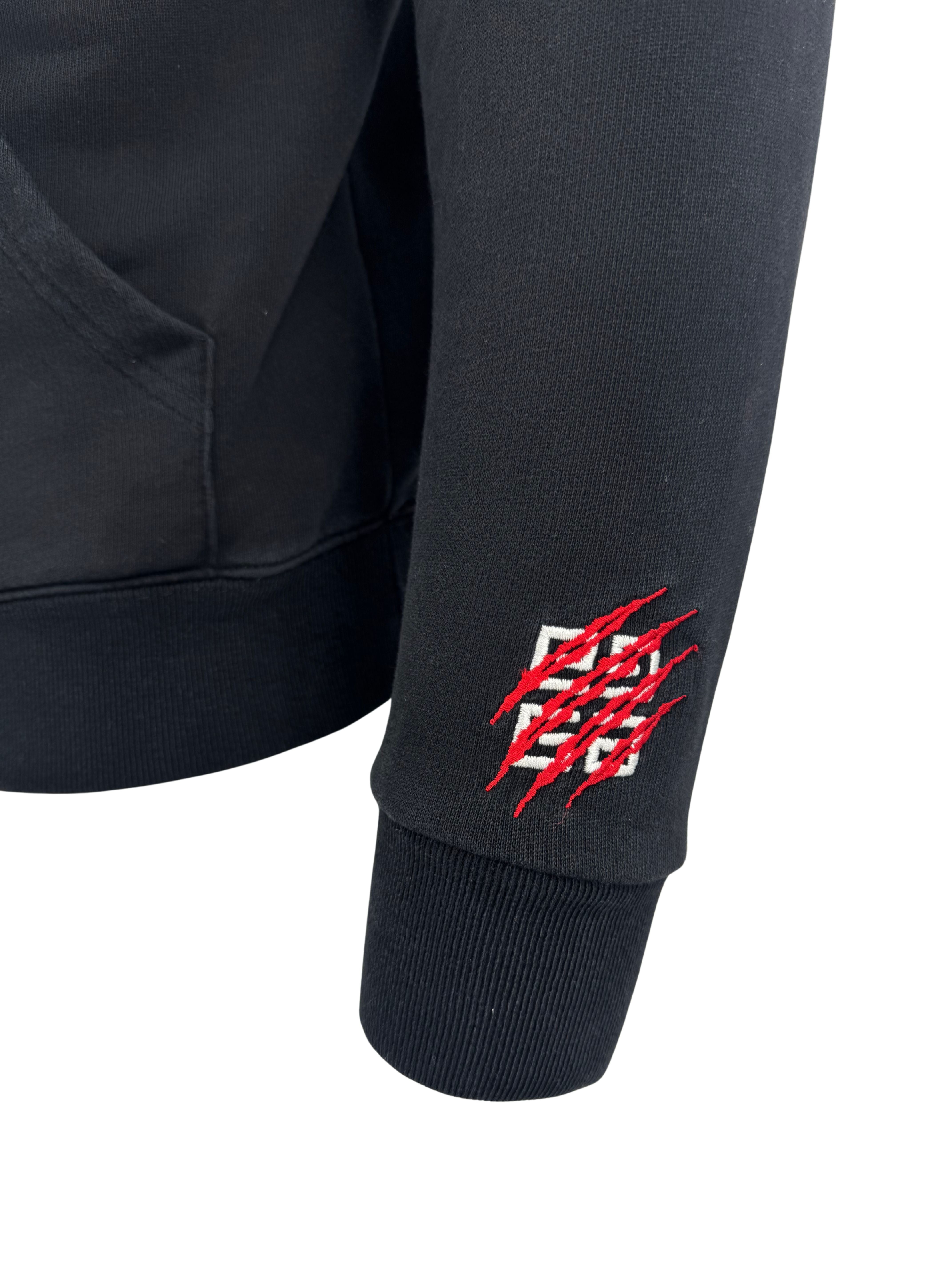 Givenchy Lion Faux Fur Hoodie - Black Givenchy