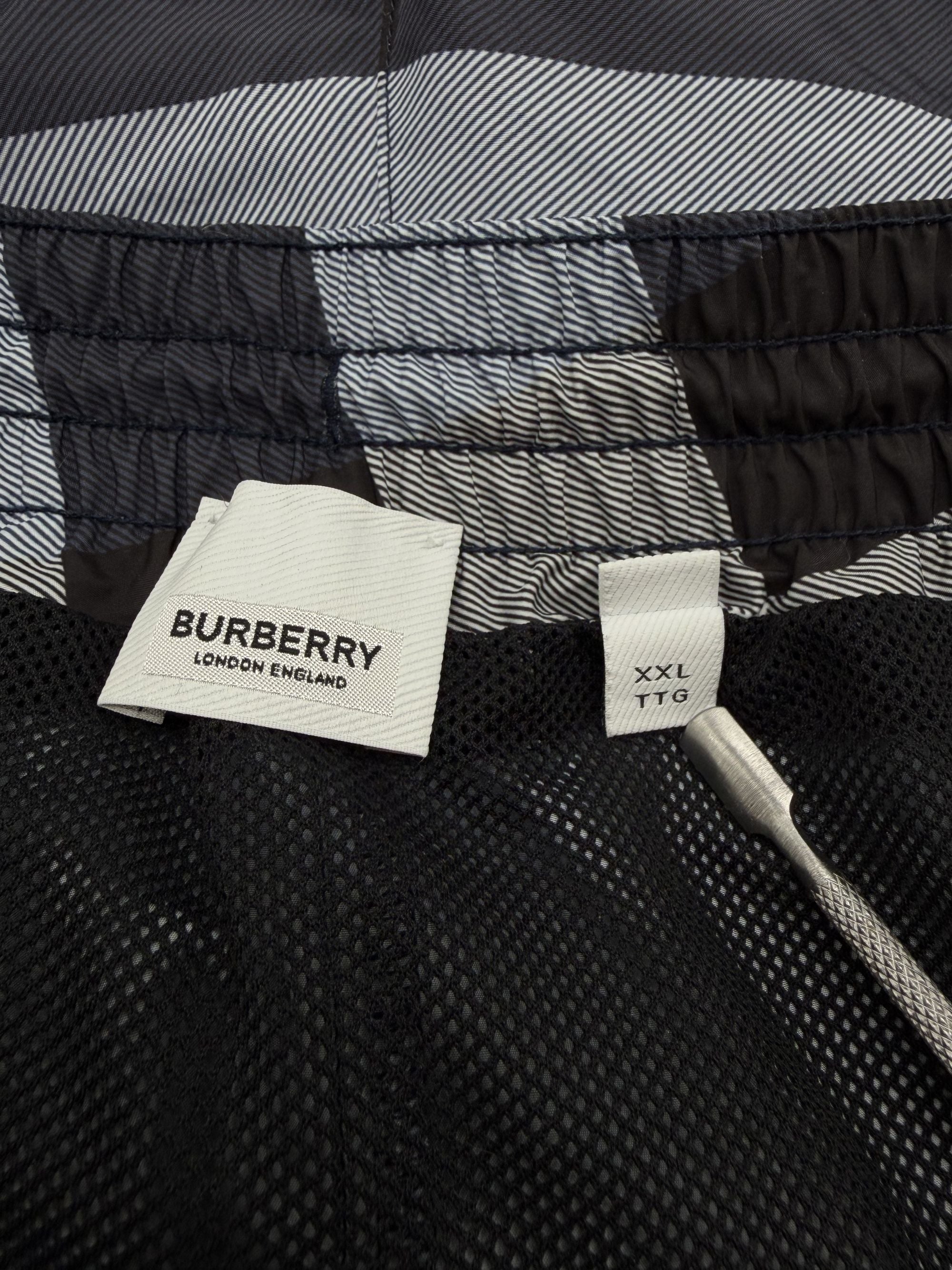 Burberry Check Swim Shorts - Navy Burberry