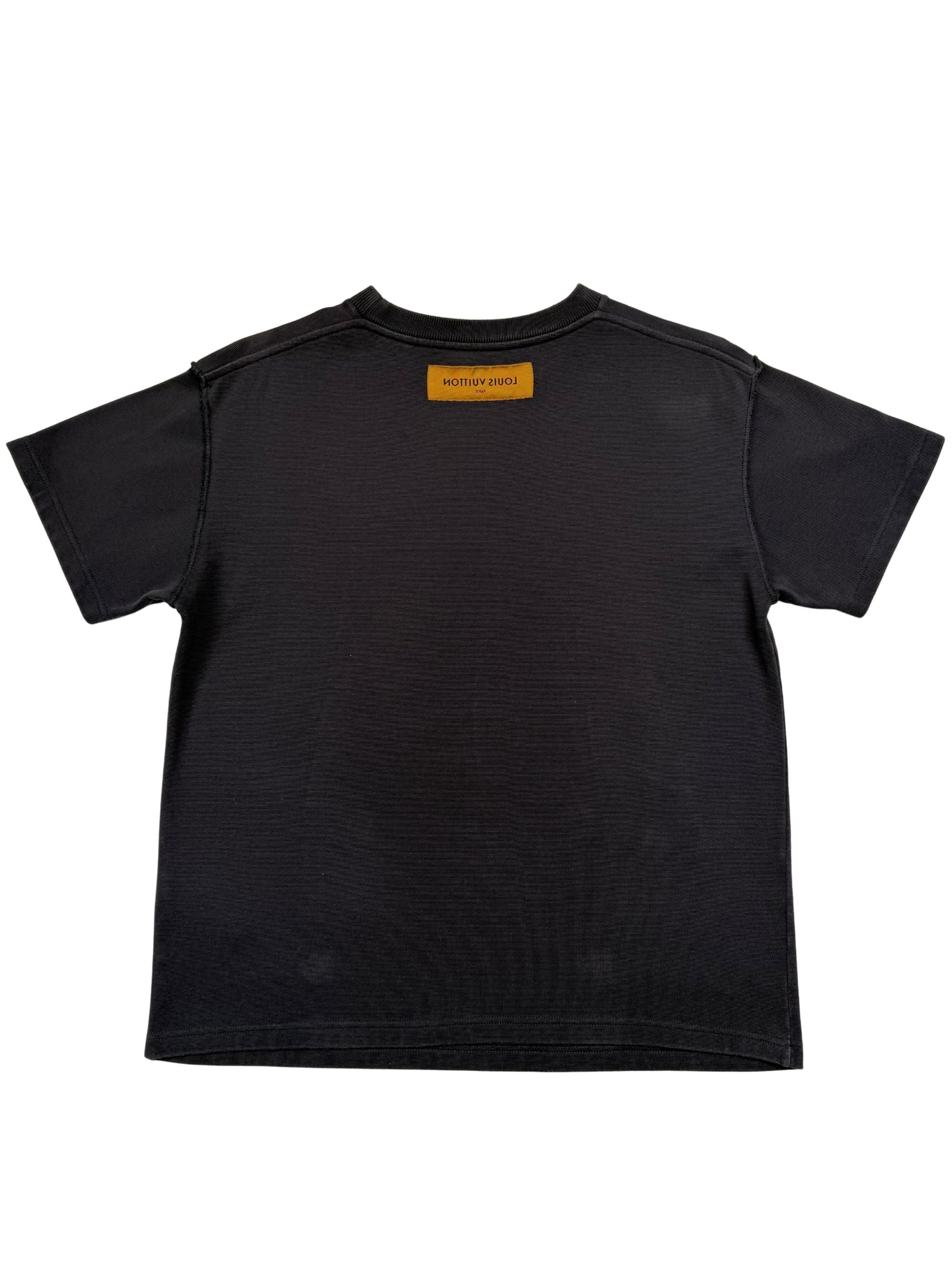 Louis Vuitton Embroidered Logo T-Shirt - Grey Louis Vuitton