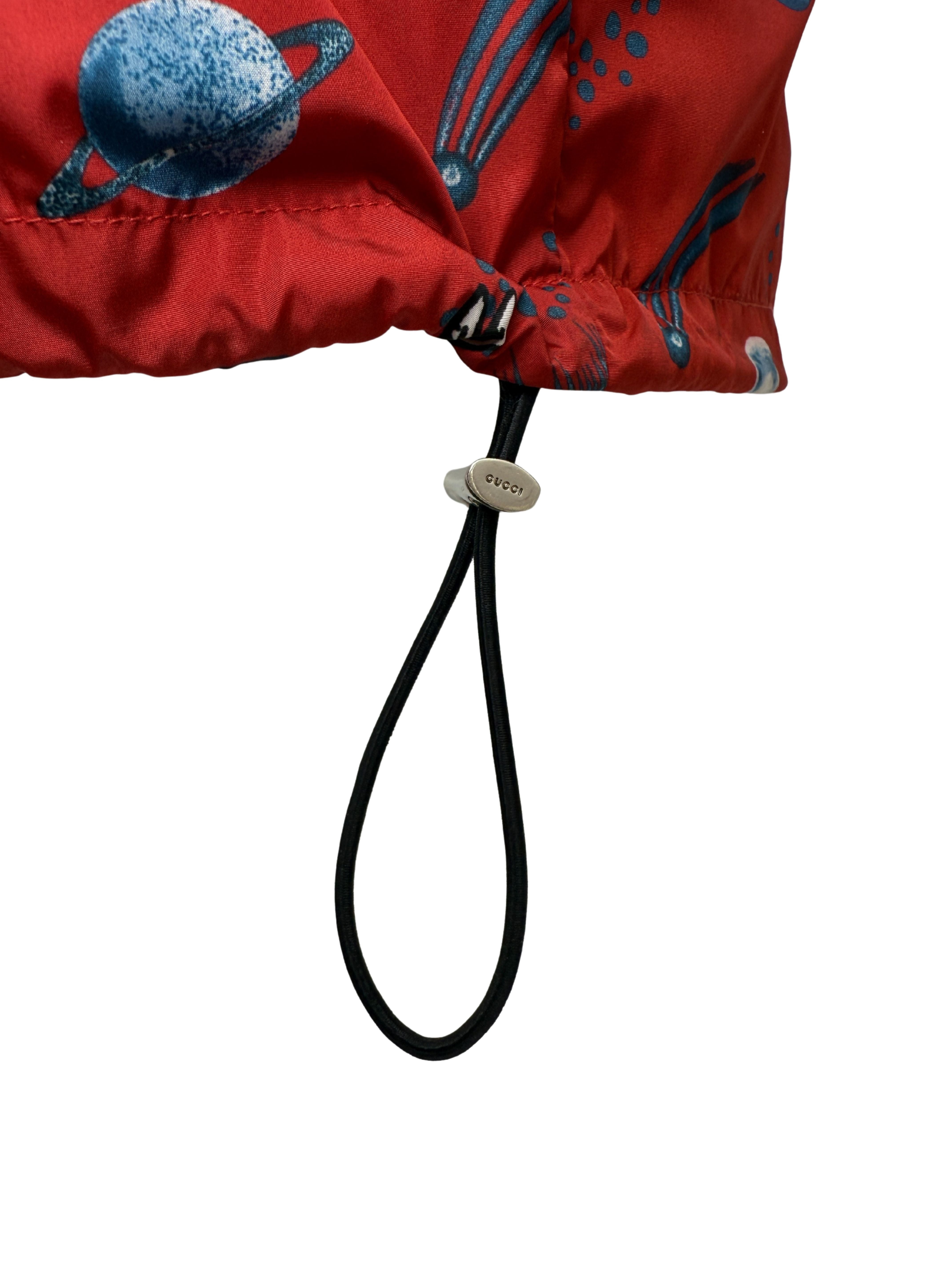 Gucci Space Animals Windbreaker Jacket - Red