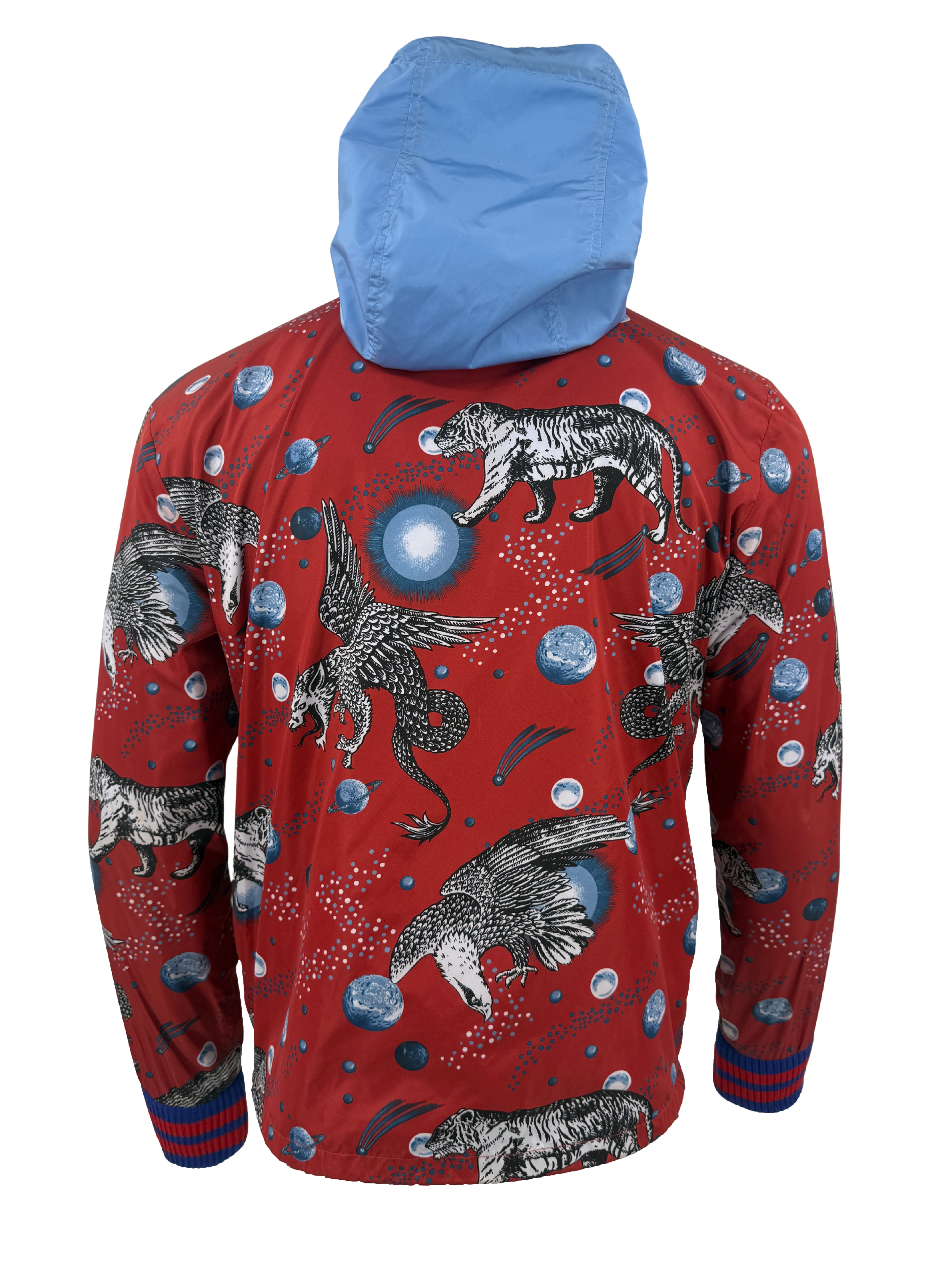 Gucci Space Animals Windbreaker Jacket - Red