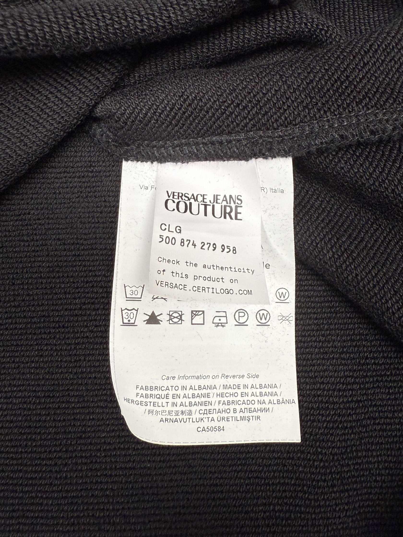 Versace Jeans Couture Sweatshirt - Black (Unused) Versace