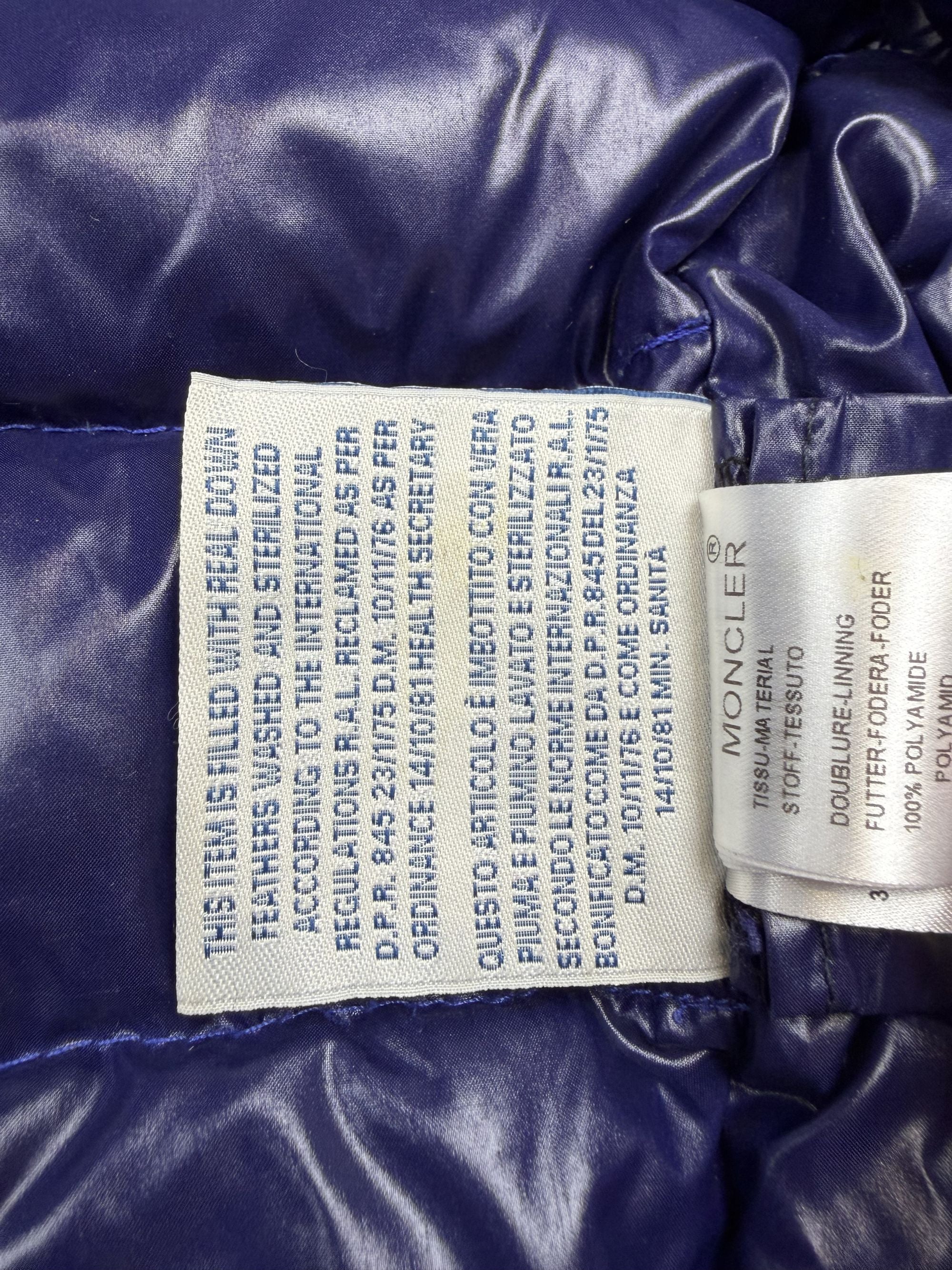 Moncler Bady Down Jacket - Blue Moncler