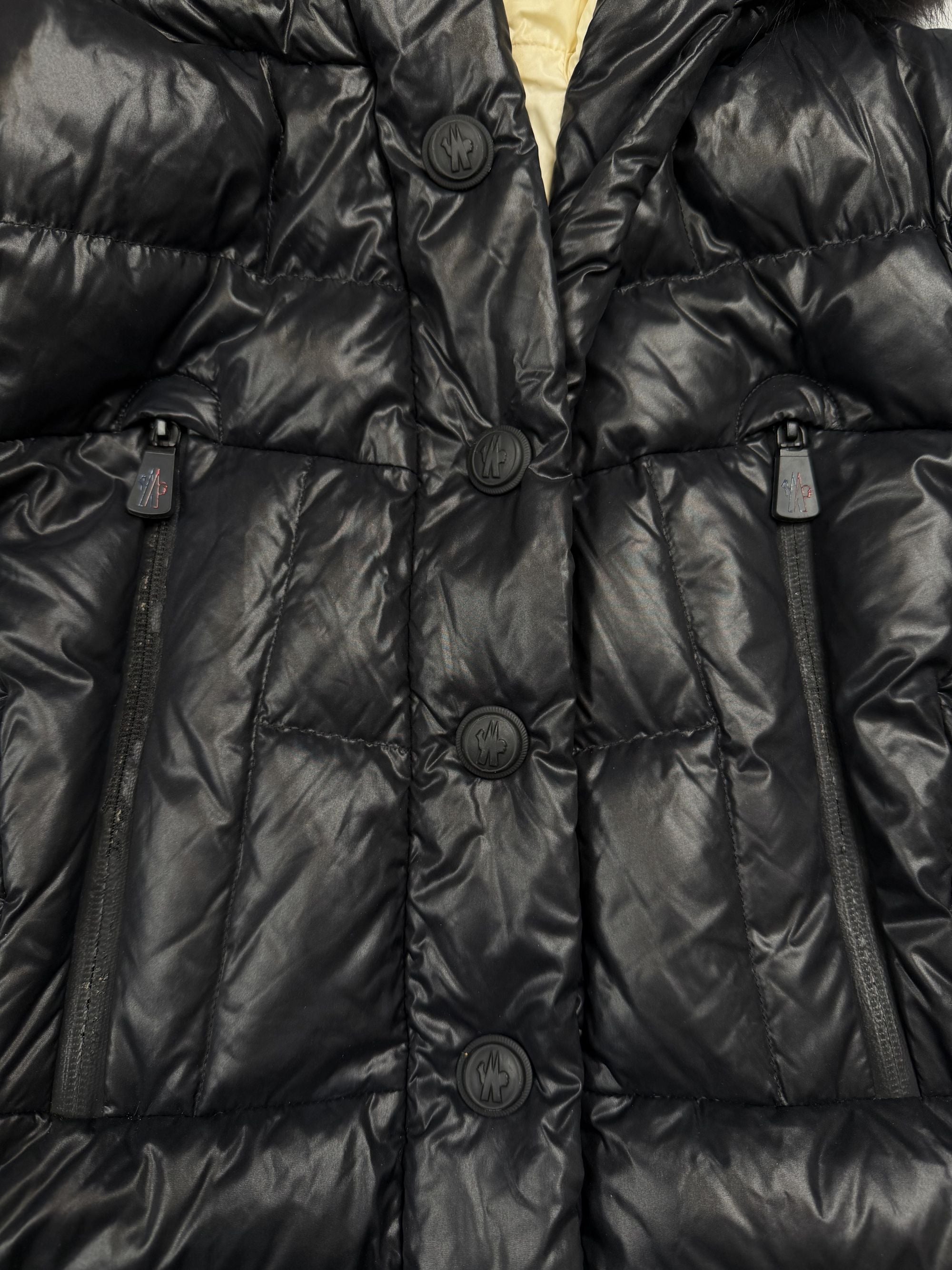 Moncler Grenoble Beverhill Fur Down Jacket - Black Moncler