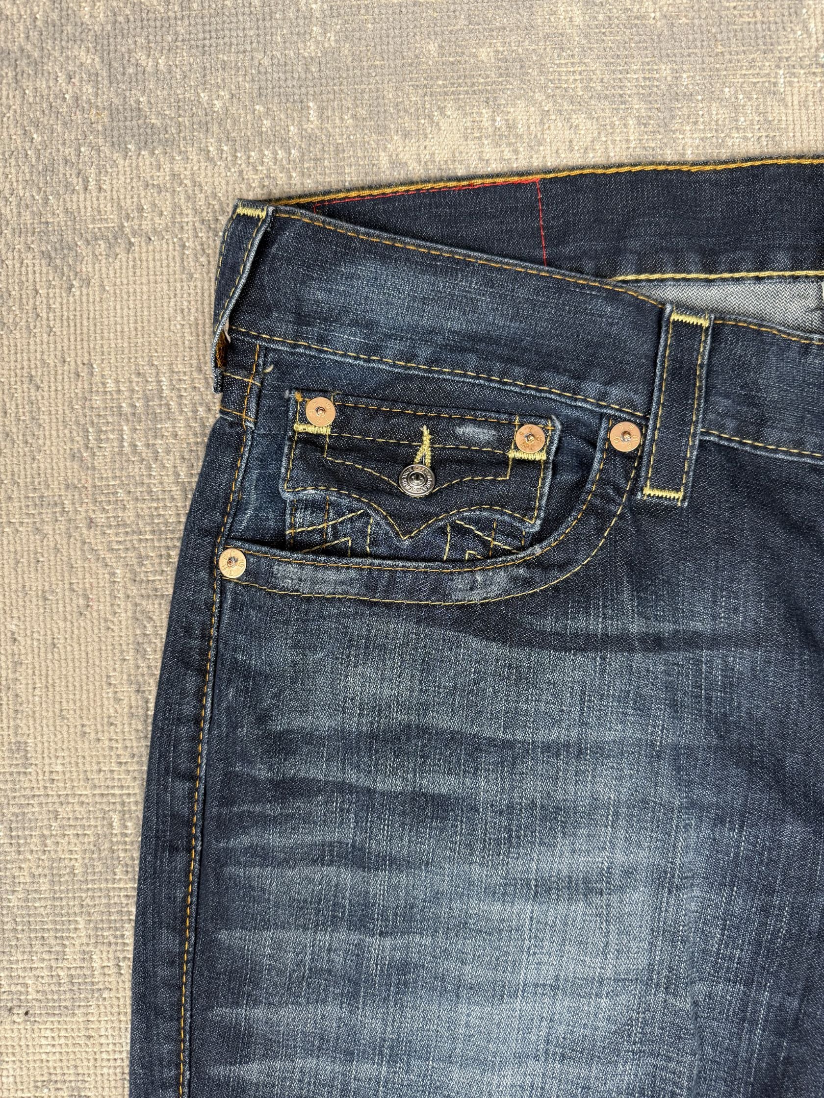 True Religion Horseshoe Big T Slim Jeans - Dark Denim True Religion