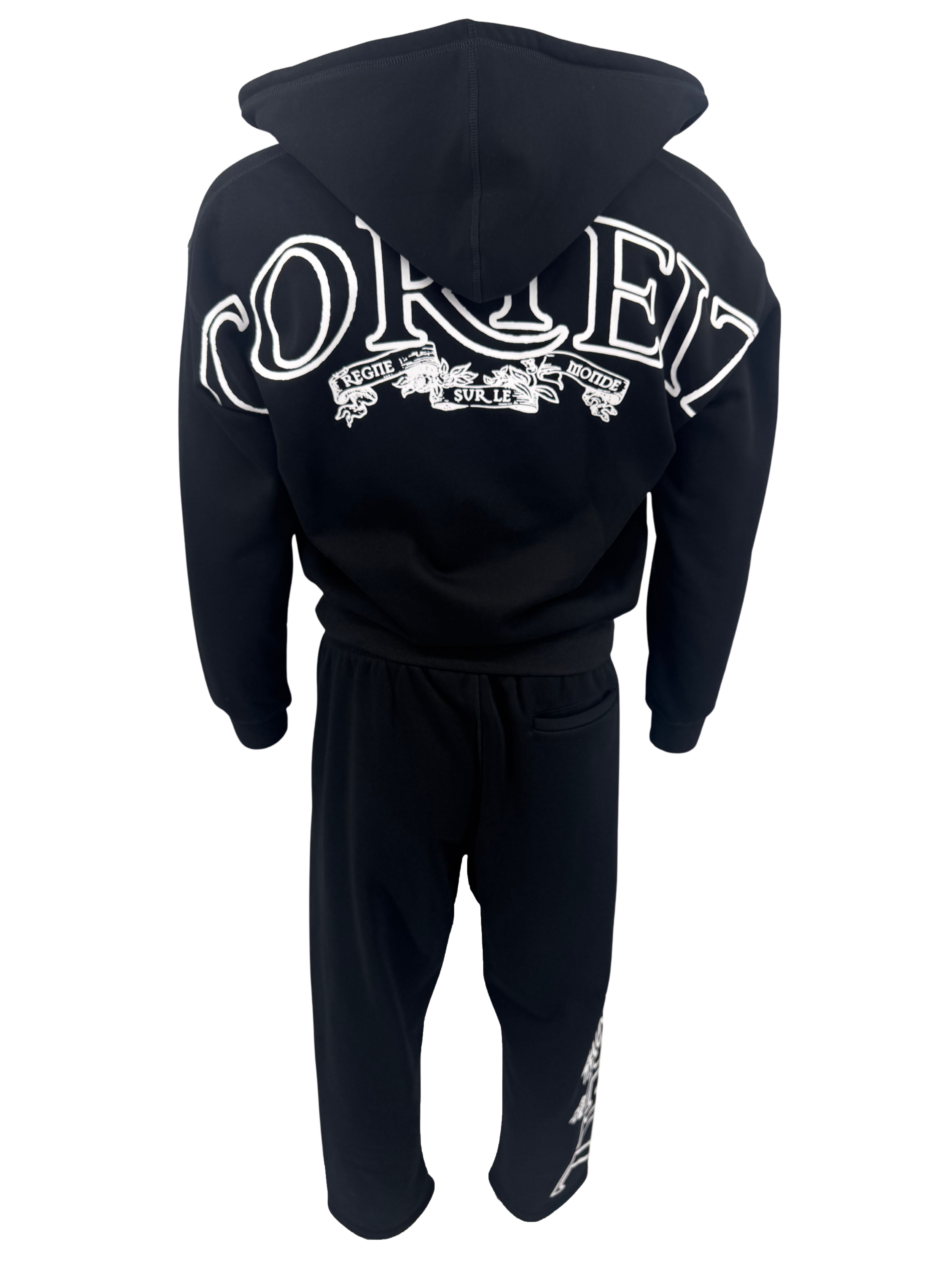 Corteiz Superior Royale Straight Leg Tracksuit - Black (Unused)