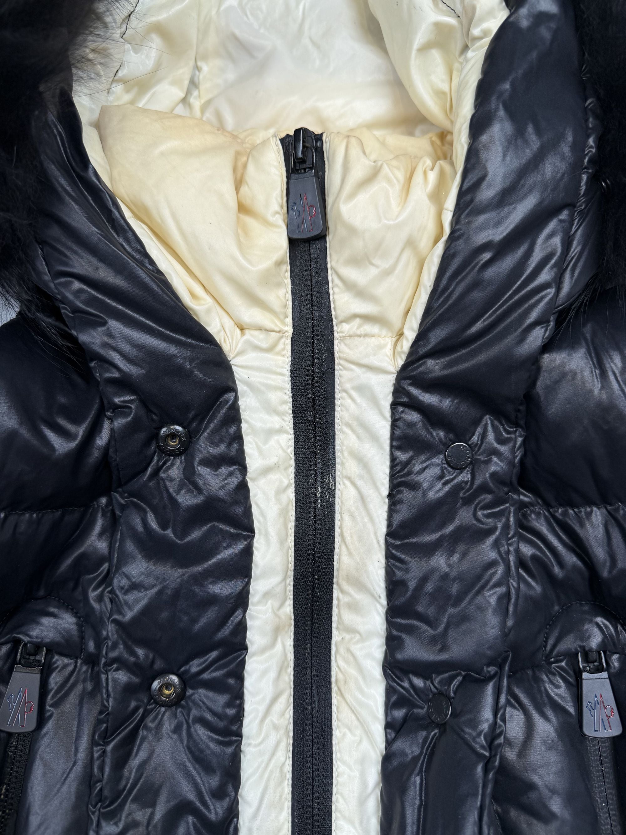 Moncler Grenoble Beverhill Fur Down Jacket - Black Moncler