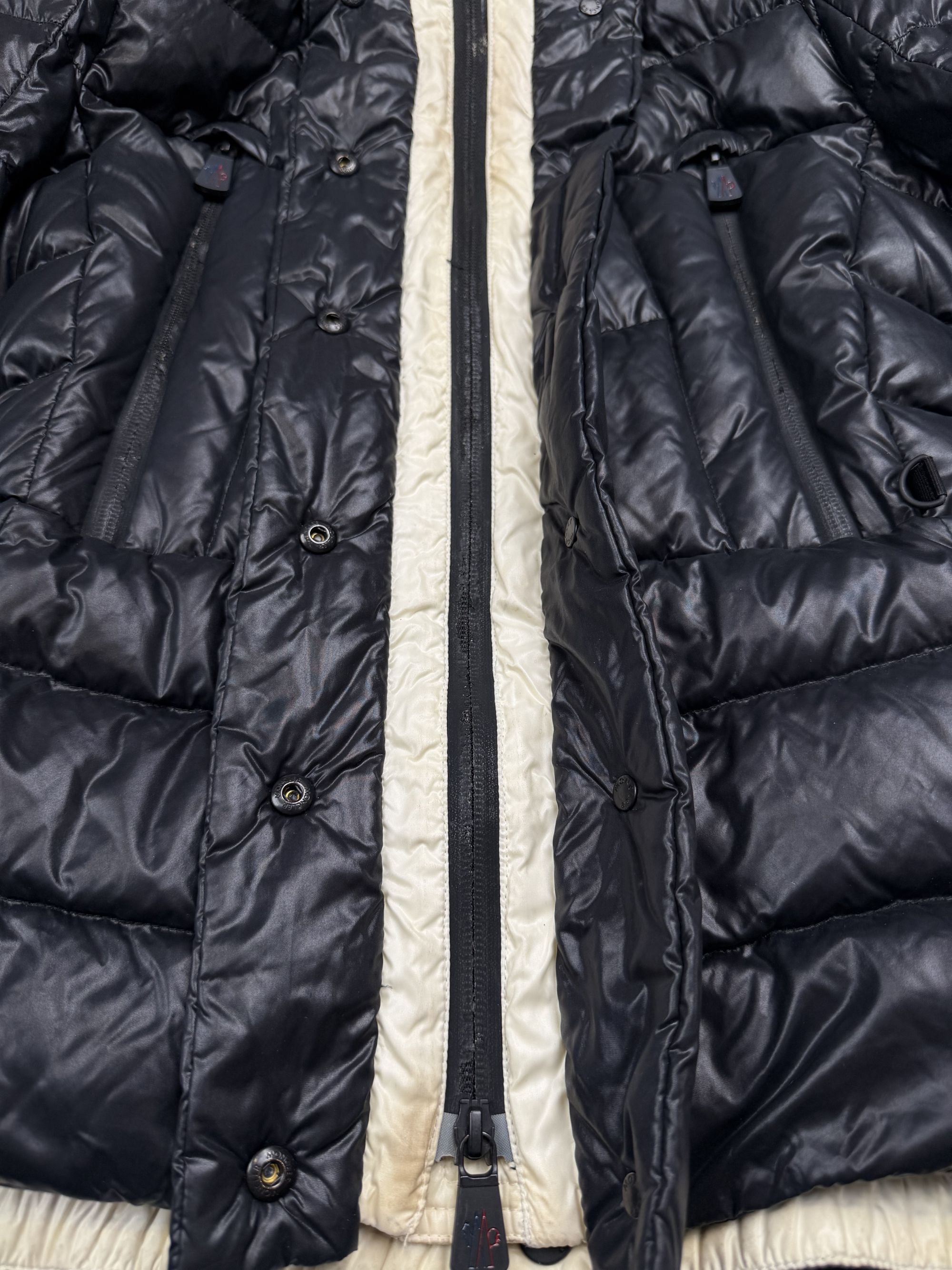 Moncler Grenoble Beverhill Fur Down Jacket - Black Moncler