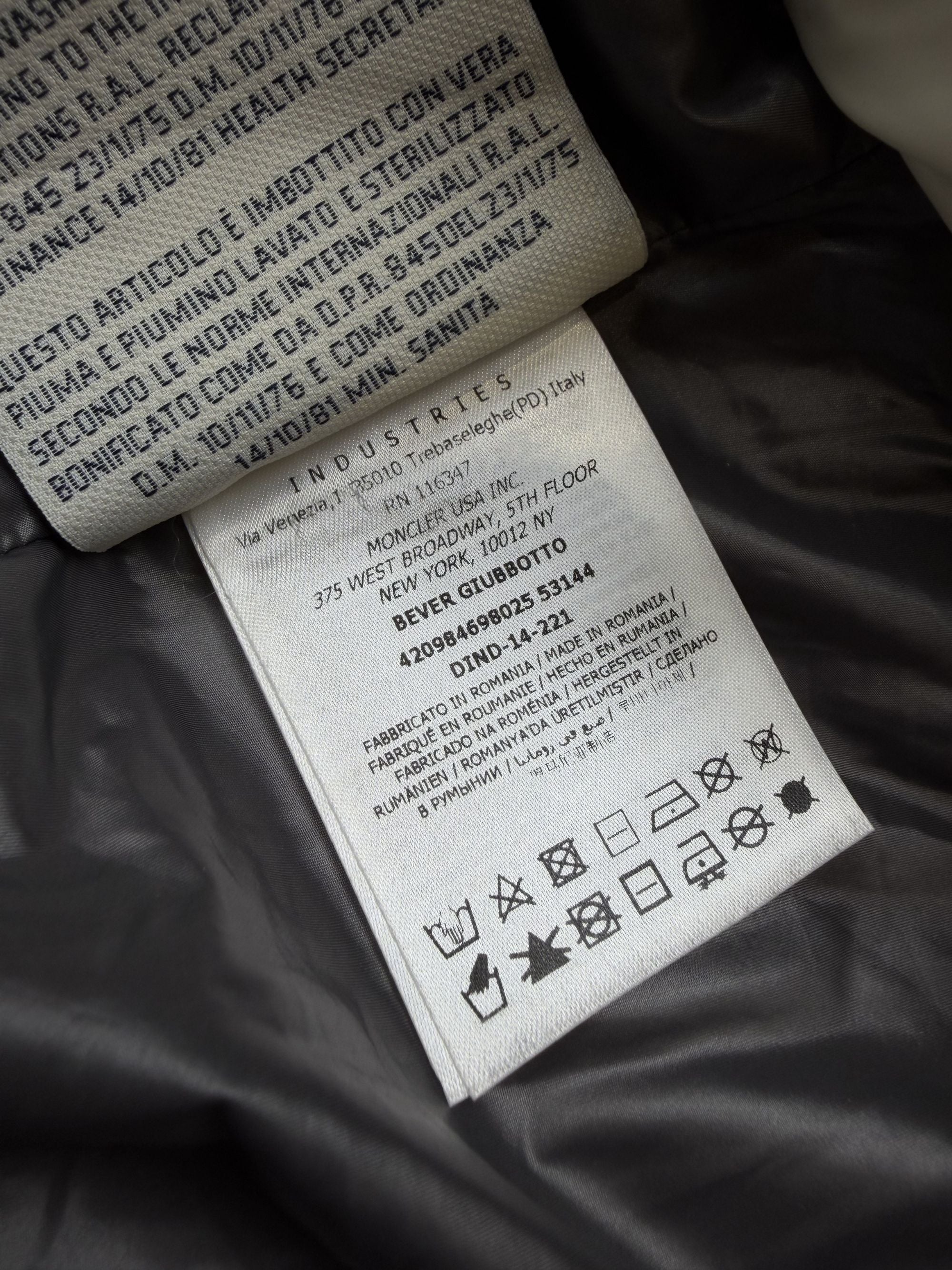 Moncler Grenoble Beverhill Fur Down Jacket - Black Moncler