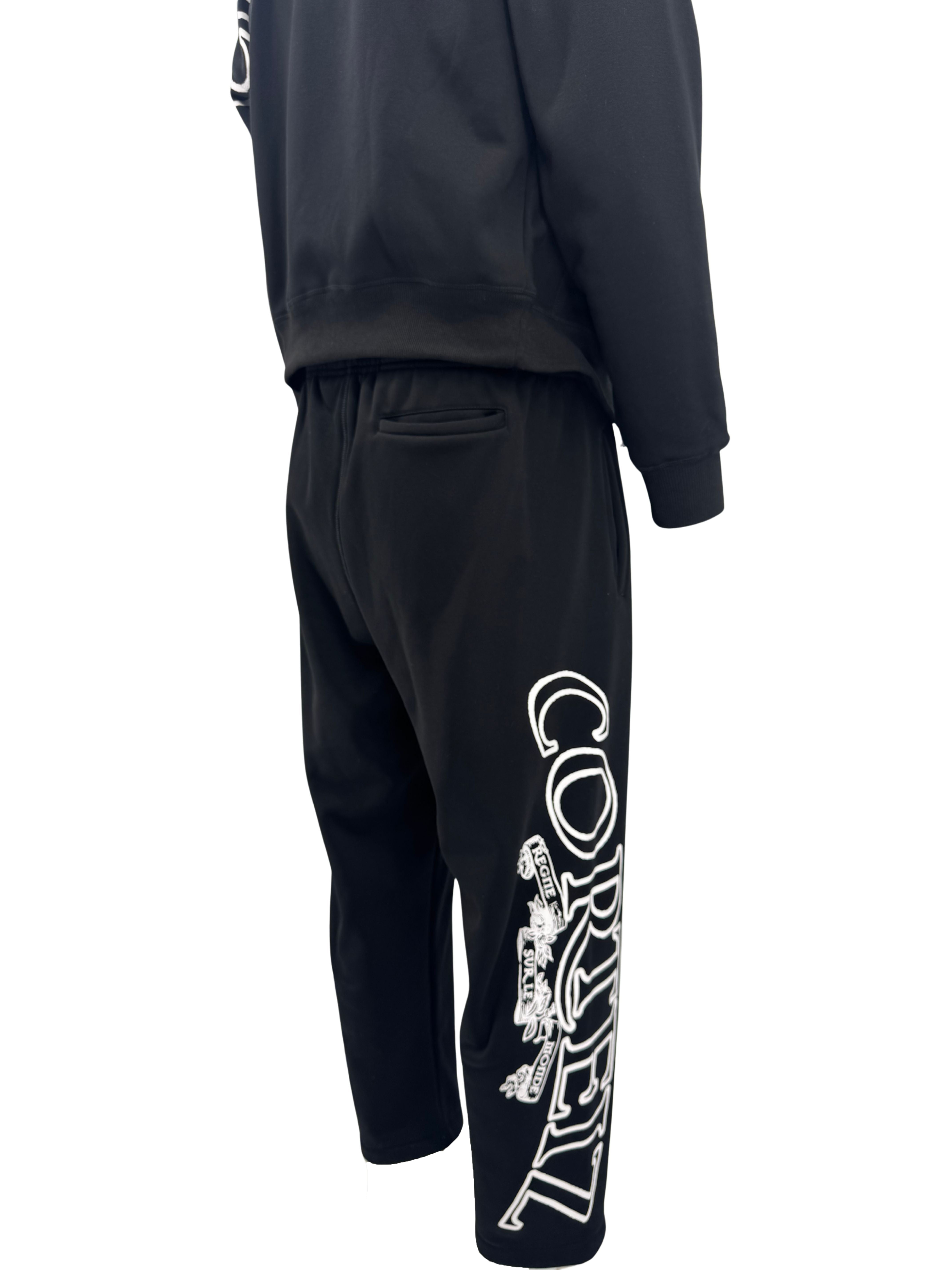 Corteiz Superior Royale Straight Leg Tracksuit - Black (Unused) Corteiz