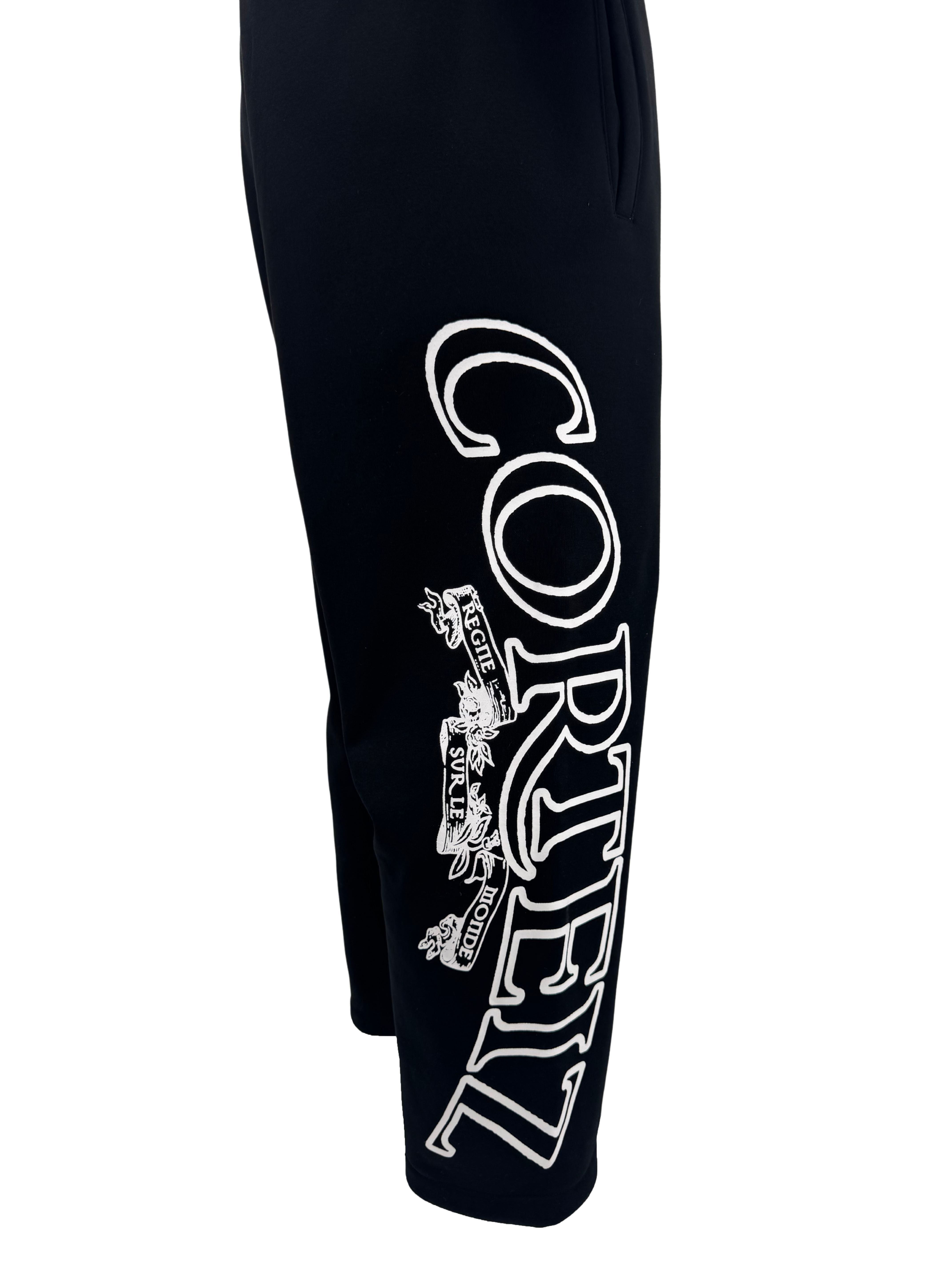 Corteiz Superior Royale Straight Leg Tracksuit - Black (Unused)