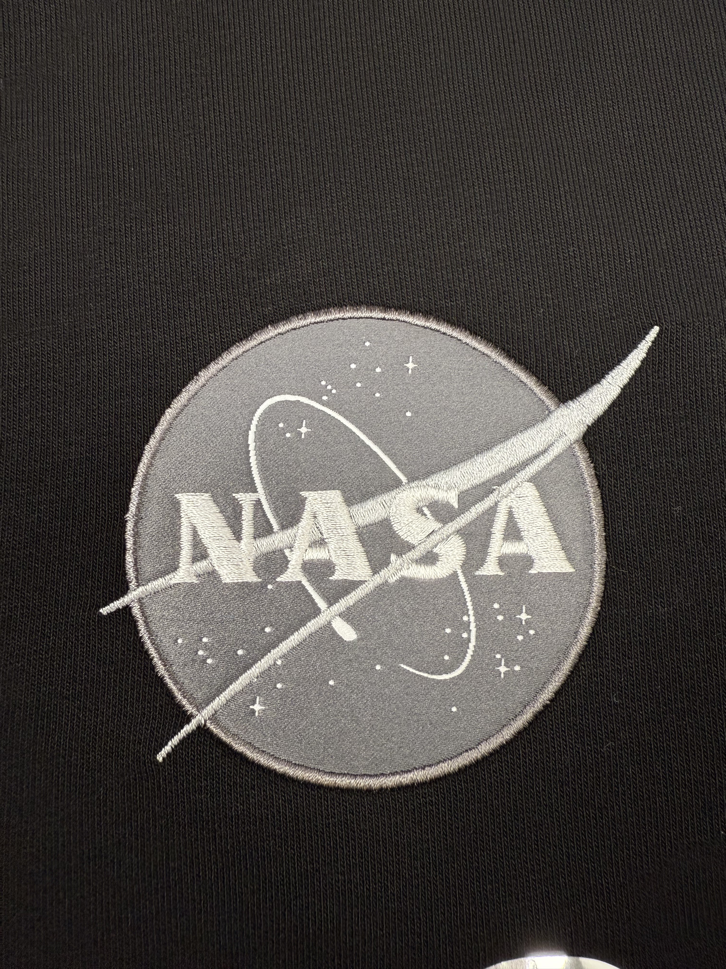 Alpha Industries NASA Reflective Sweatshirt - Black Alpha Industries