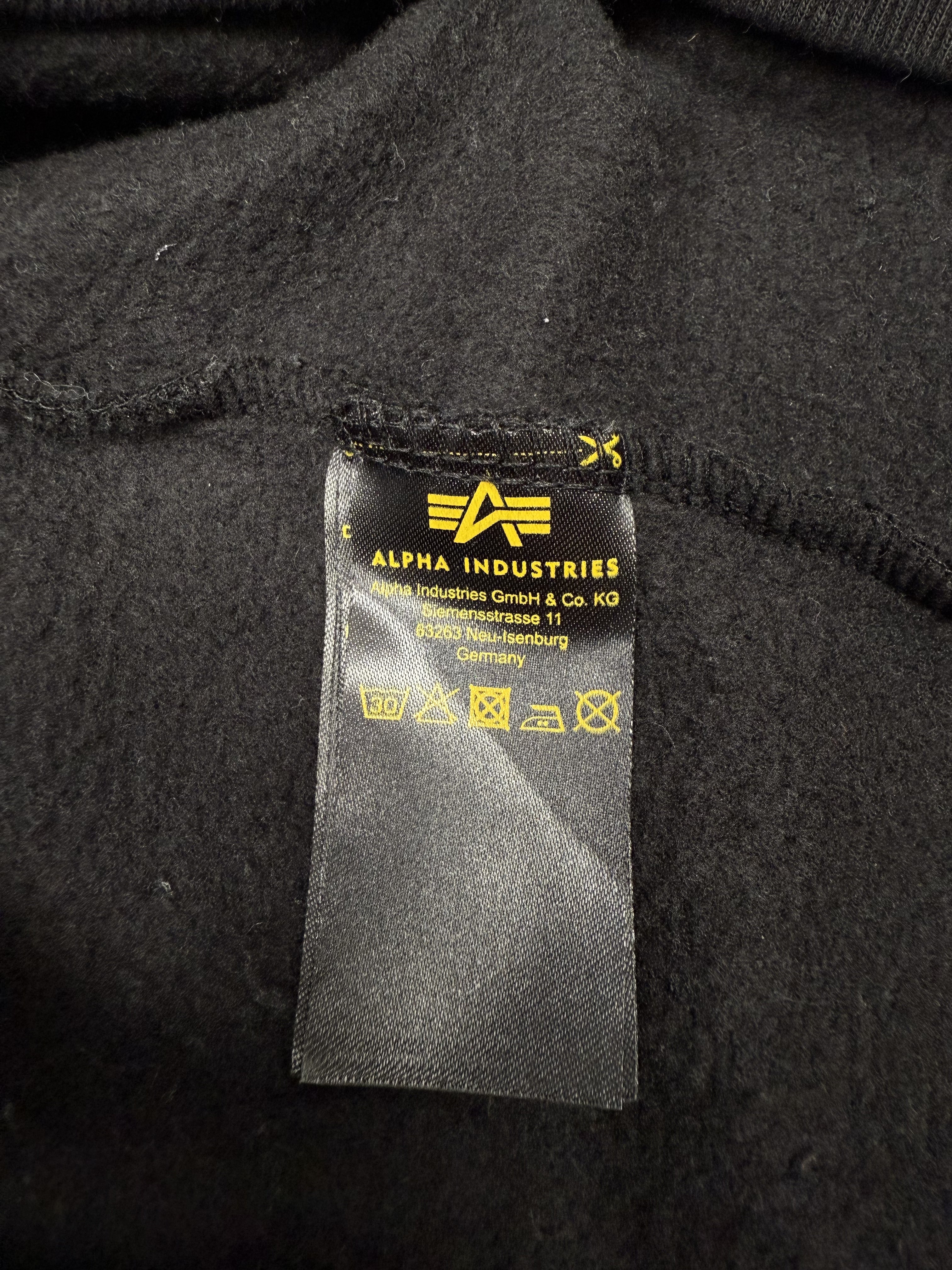 Alpha Industries NASA Reflective Sweatshirt - Black Alpha Industries