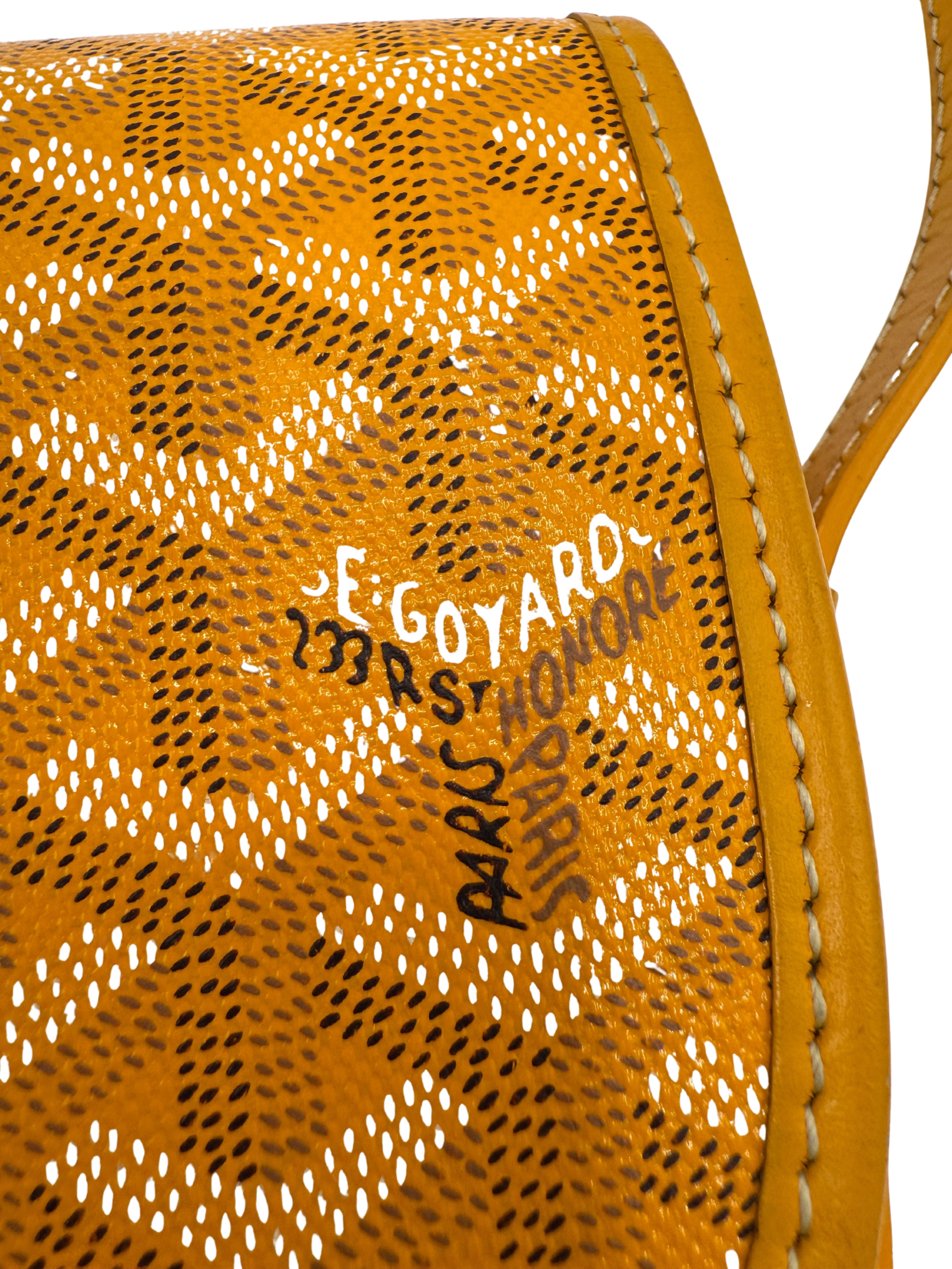 Goyard Belvedere PM Bag - Yellow