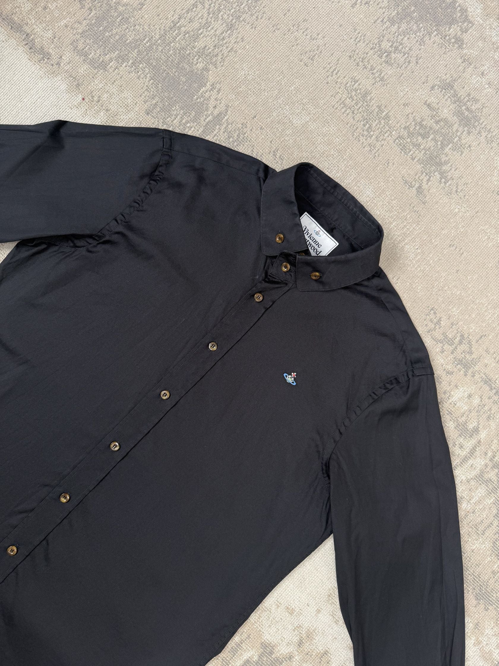 Vivienne Westwood Two Button Krall Shirt - Black Vivienne Westwood