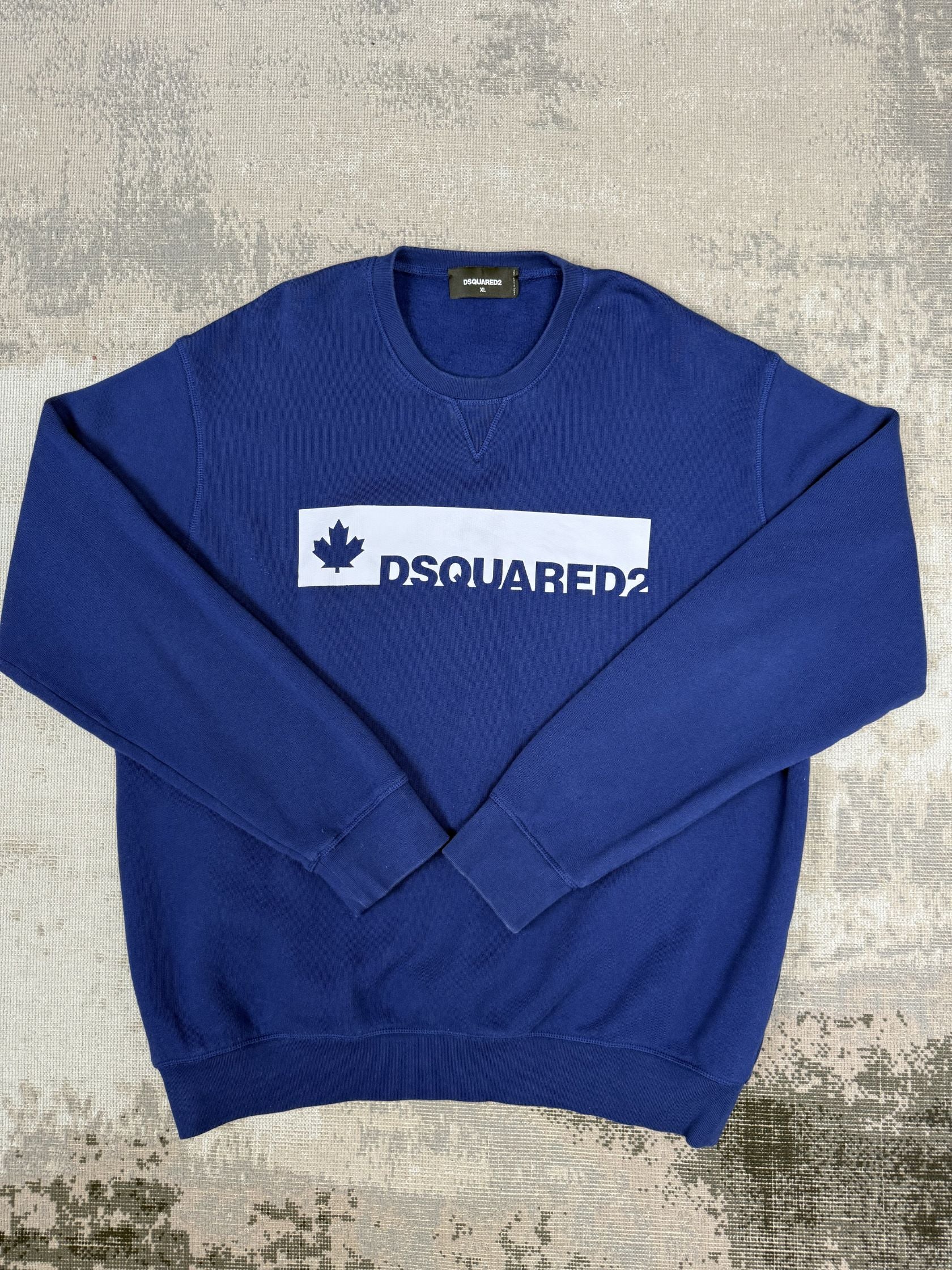 Dsquared2 Maple Logo Sweatshirt - Blue Dsquared2