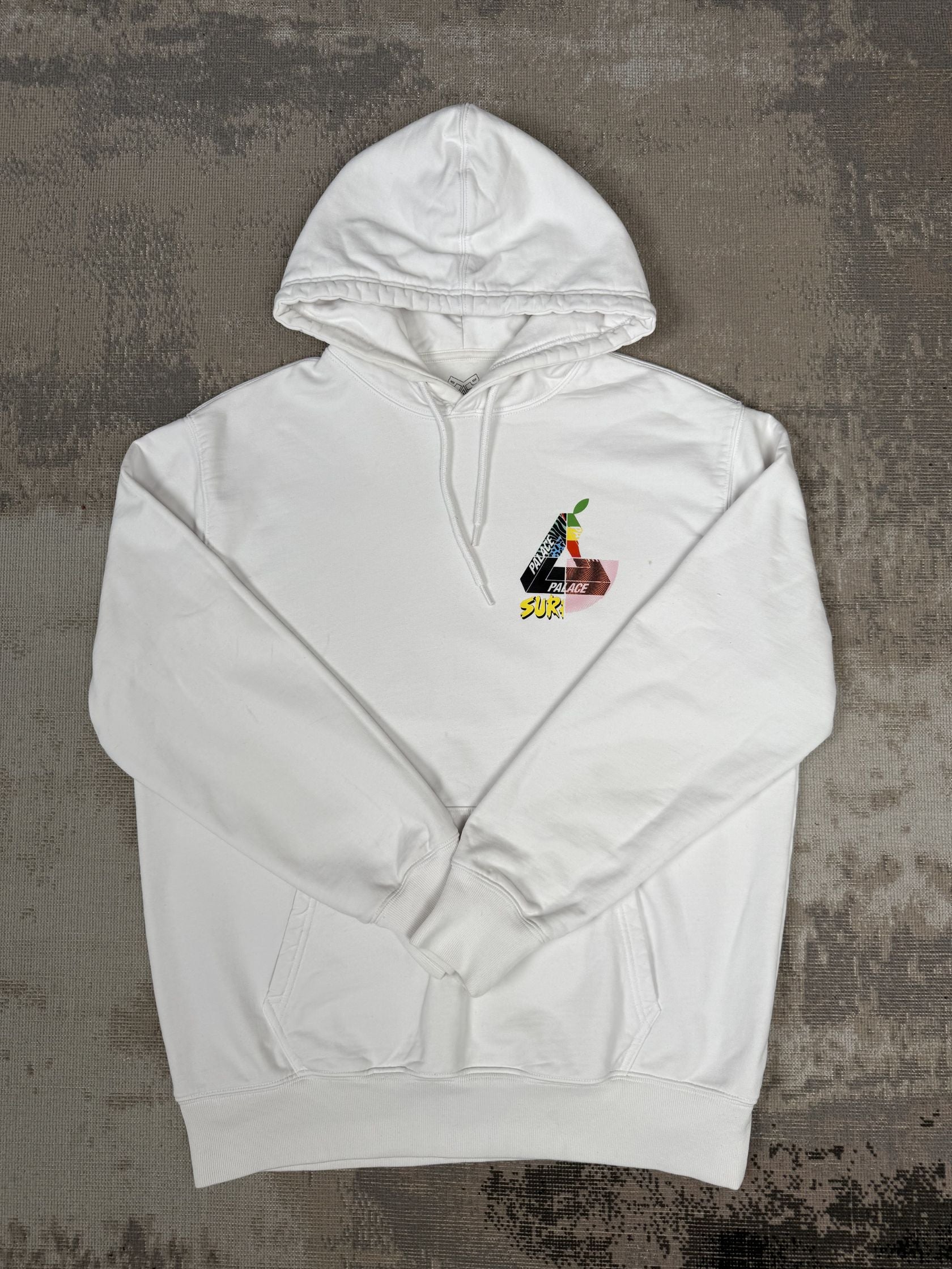 Palace Mix Up Triferg Hoodie - White Palace
