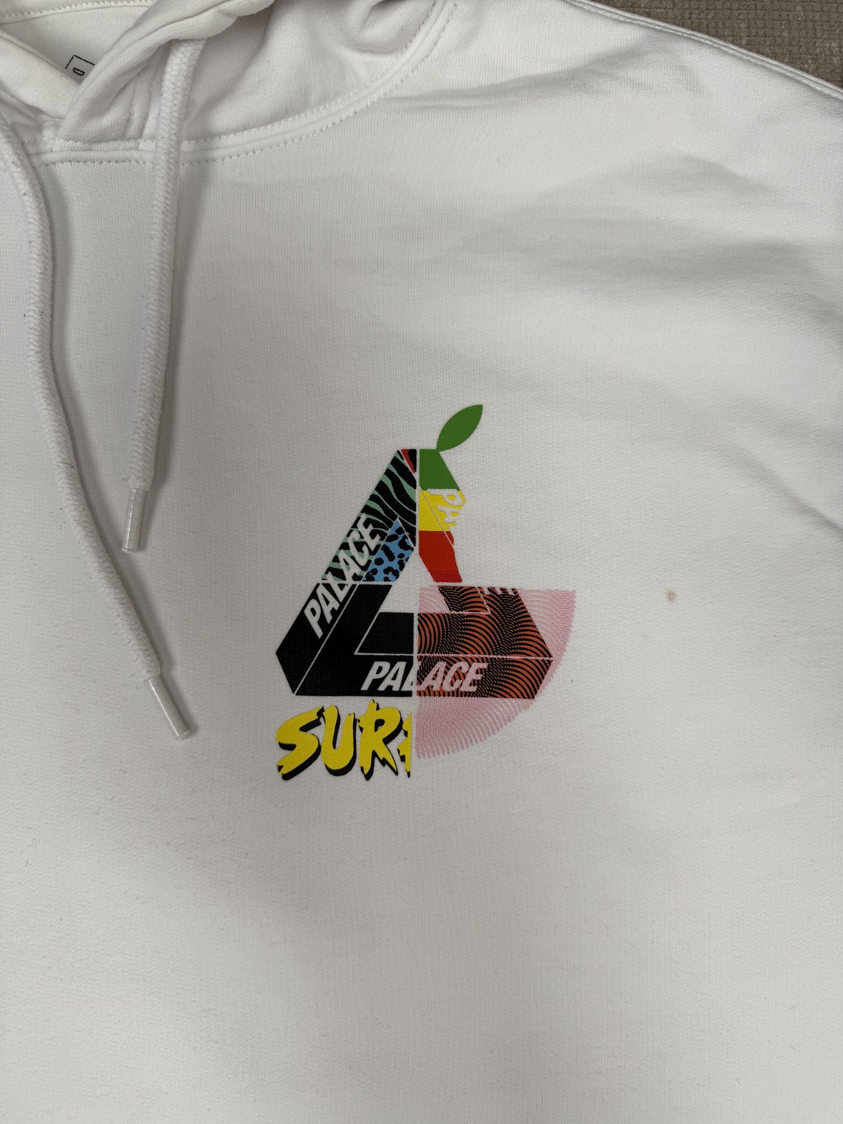Palace Mix Up Triferg Hoodie - White Palace