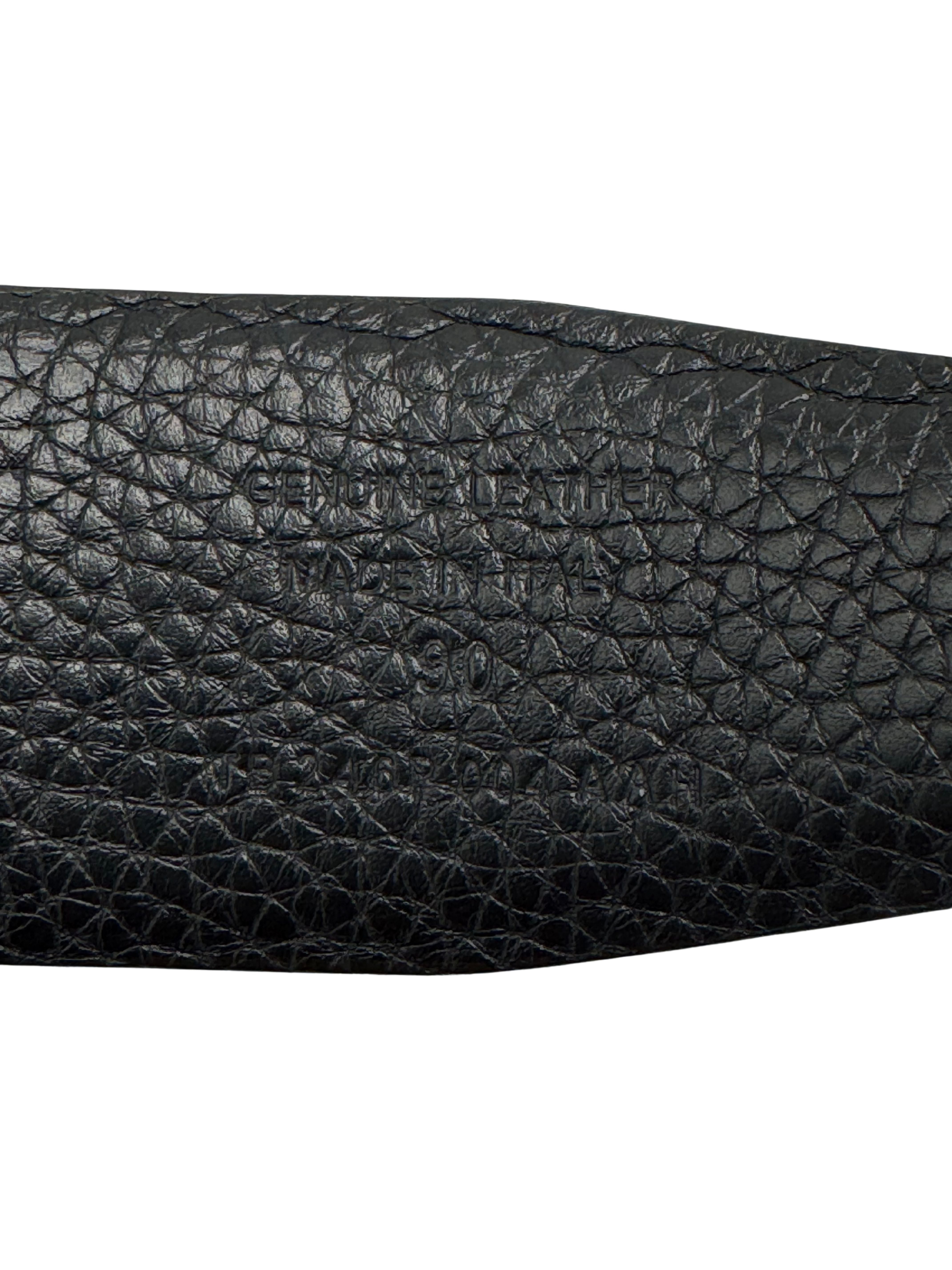 Tom Ford T Buckle Leather Reversible Belt - Black / Brown Tom Ford