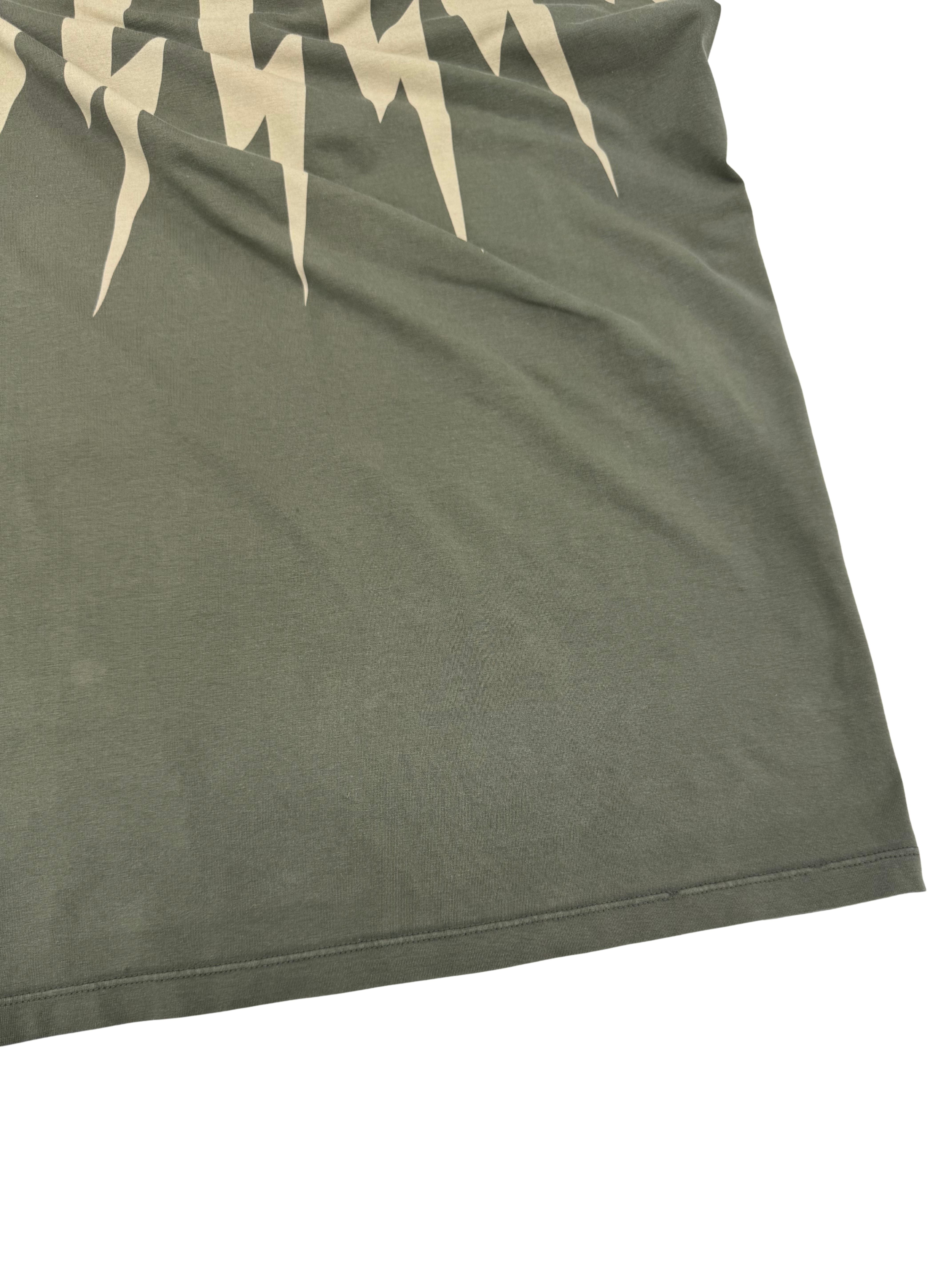 Neil Barrett Lighting Bolt T-Shirt - Khaki Neil Barrett