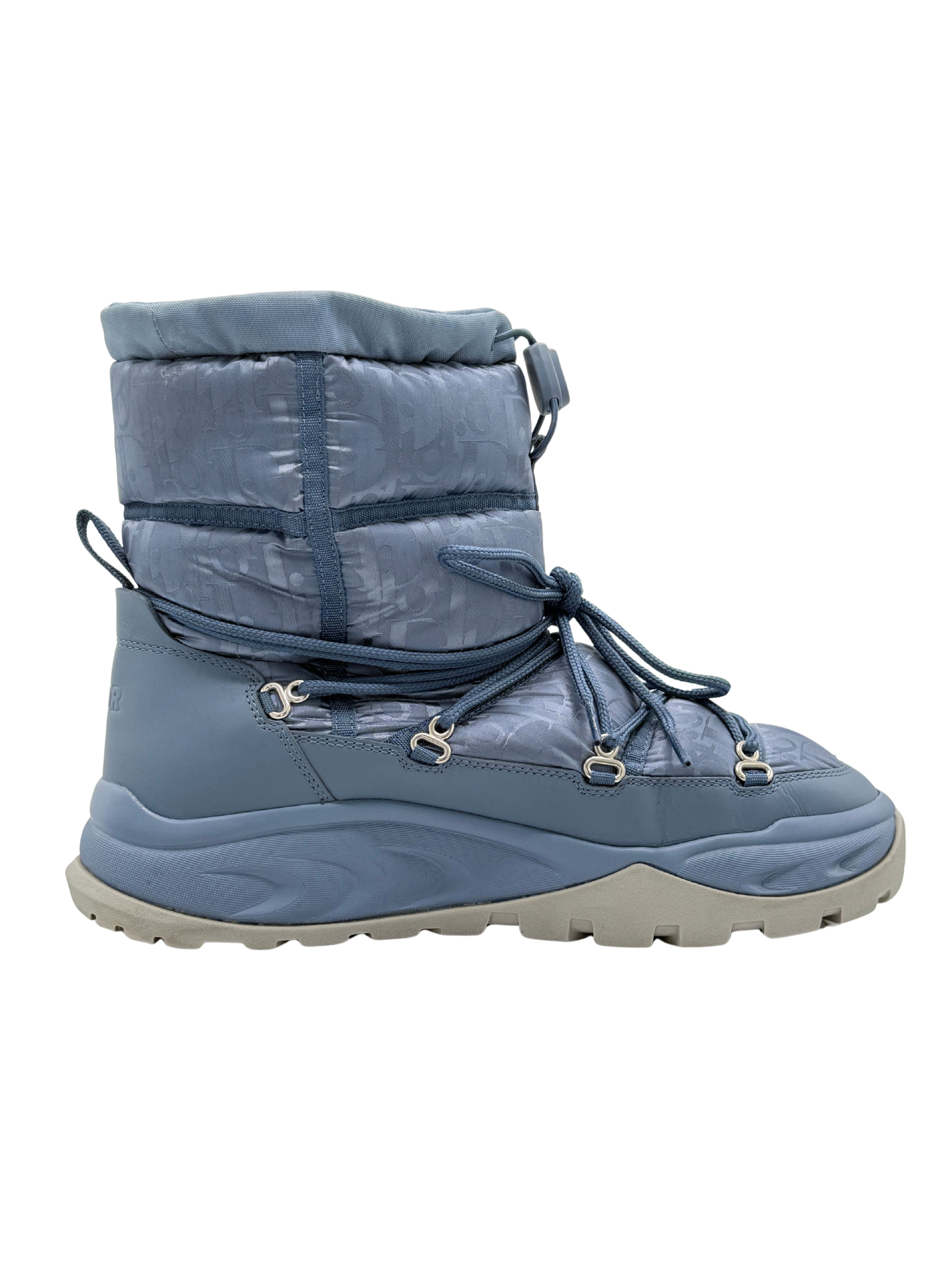Dior x Peter Doig CD Oblique Snow Boots - Blue