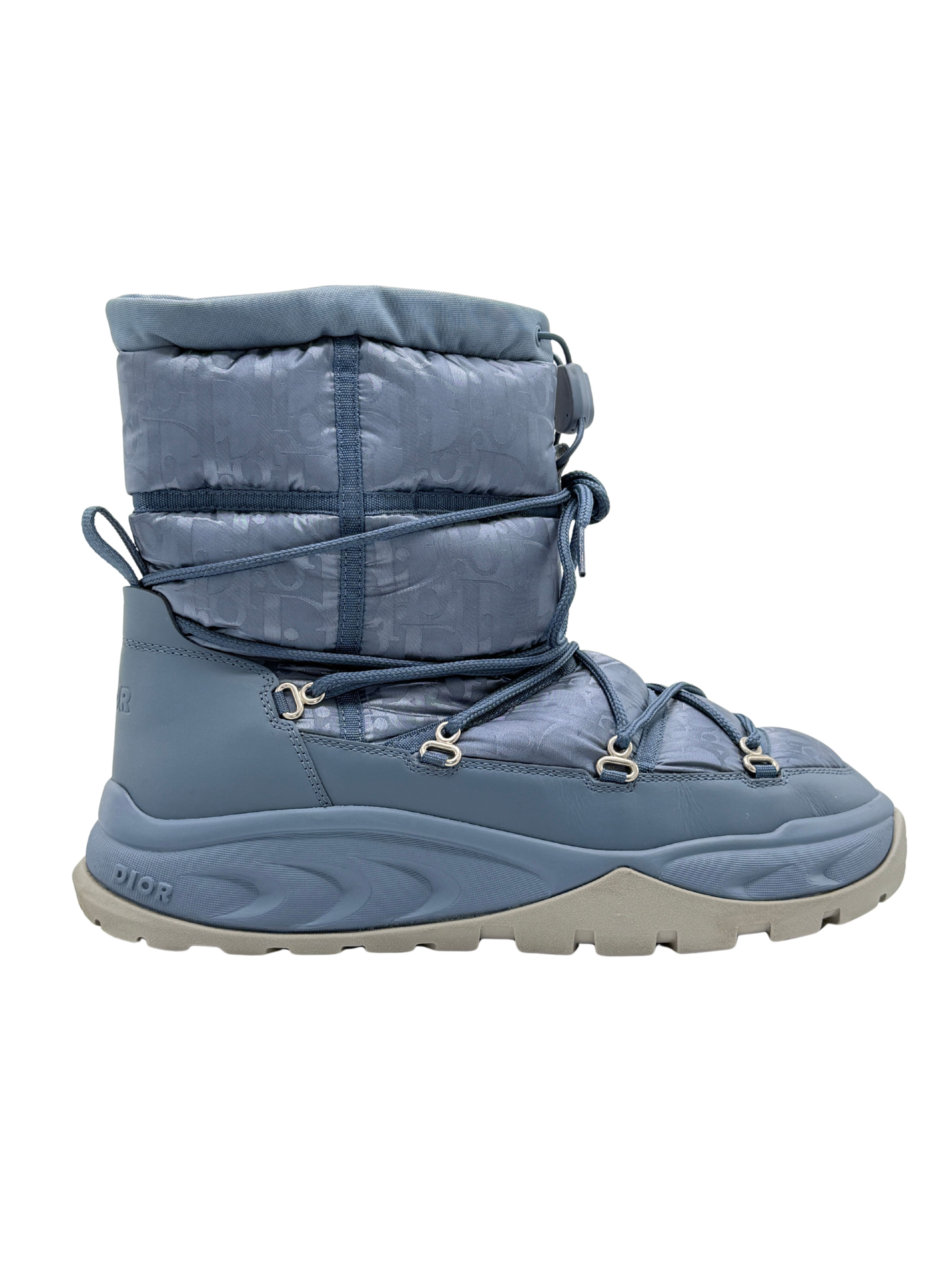 Dior x Peter Doig CD Oblique Snow Boots - Blue