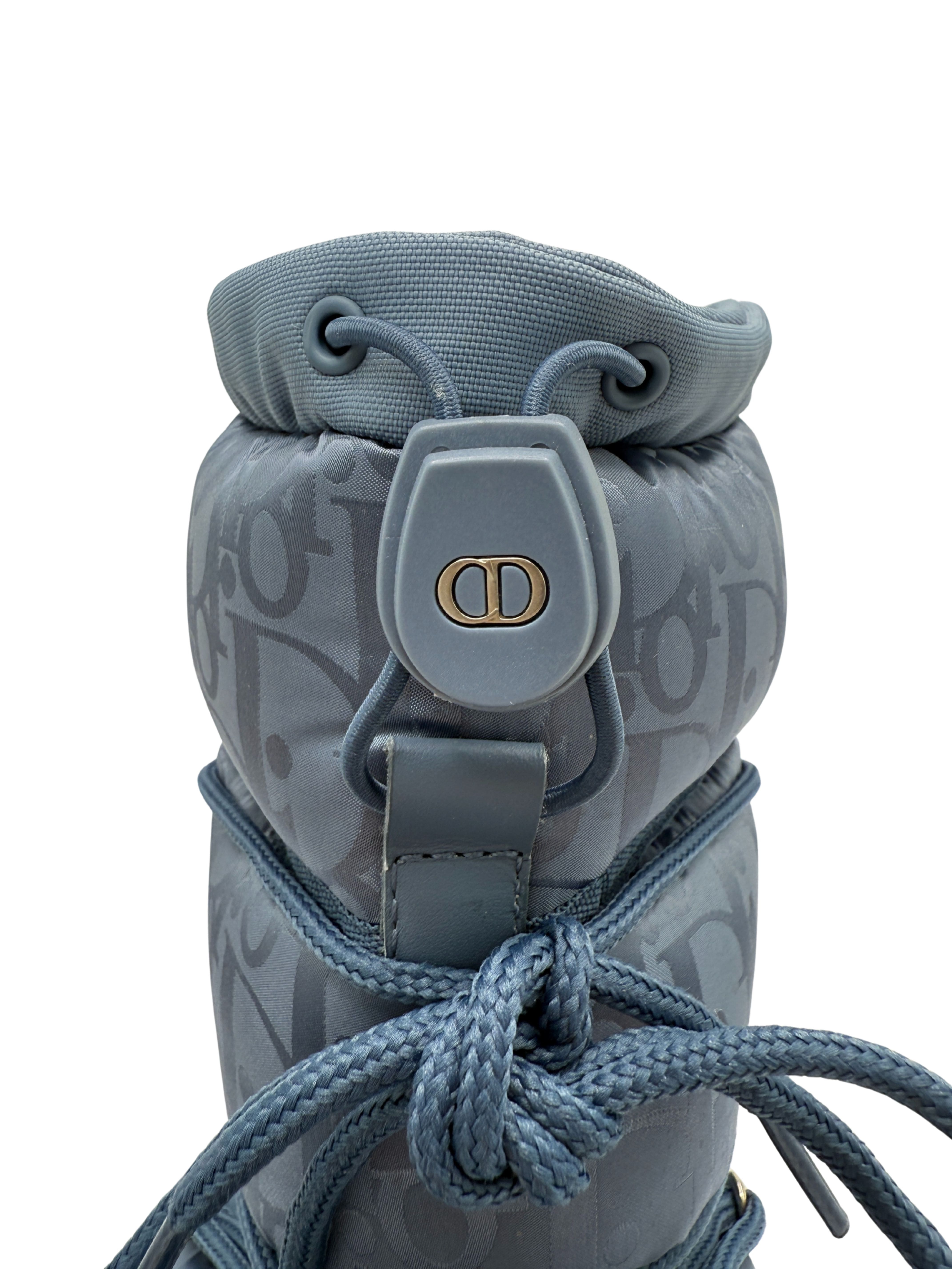 Dior x Peter Doig CD Oblique Snow Boots - Blue