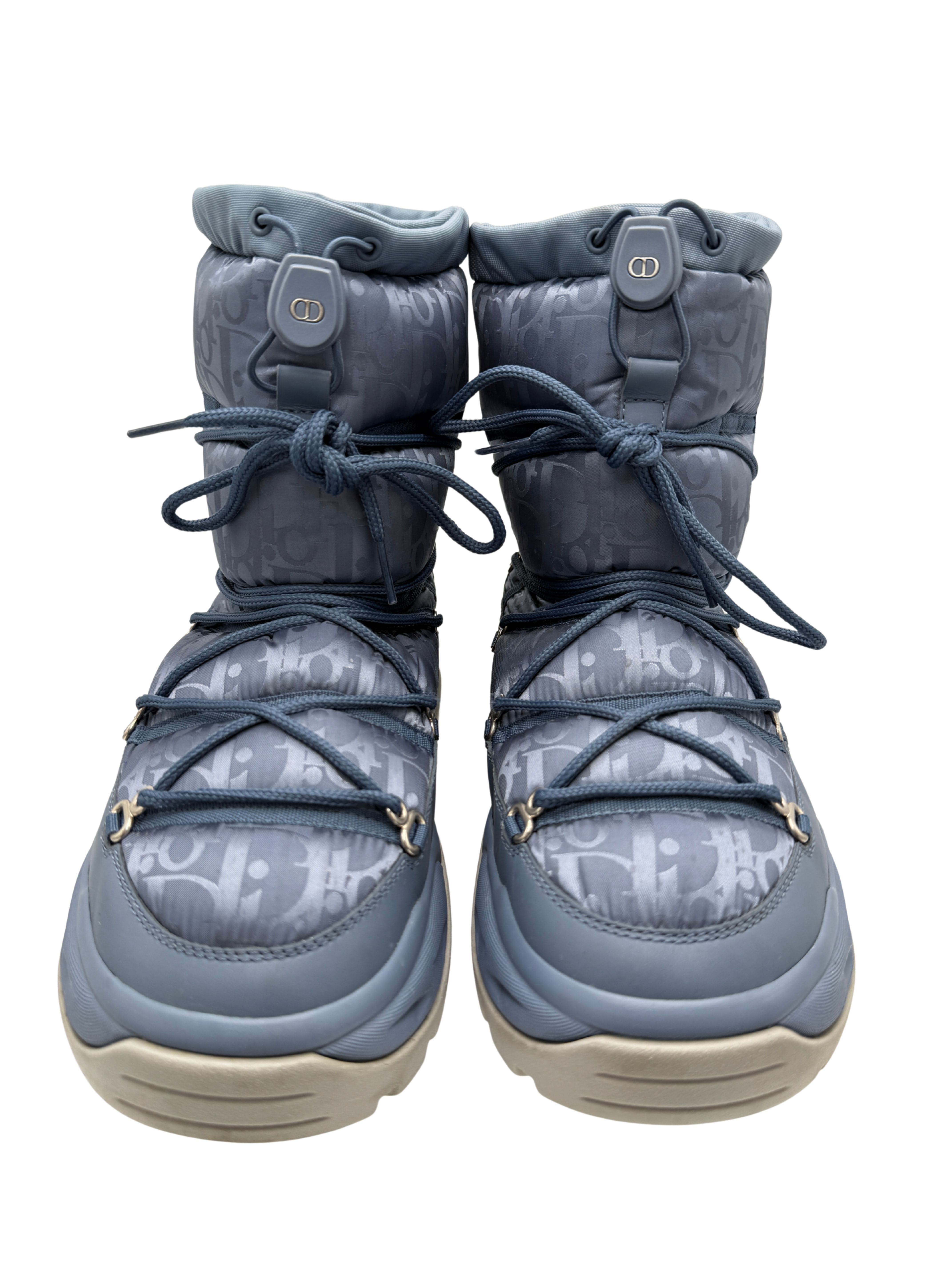 Dior x Peter Doig CD Oblique Snow Boots - Blue