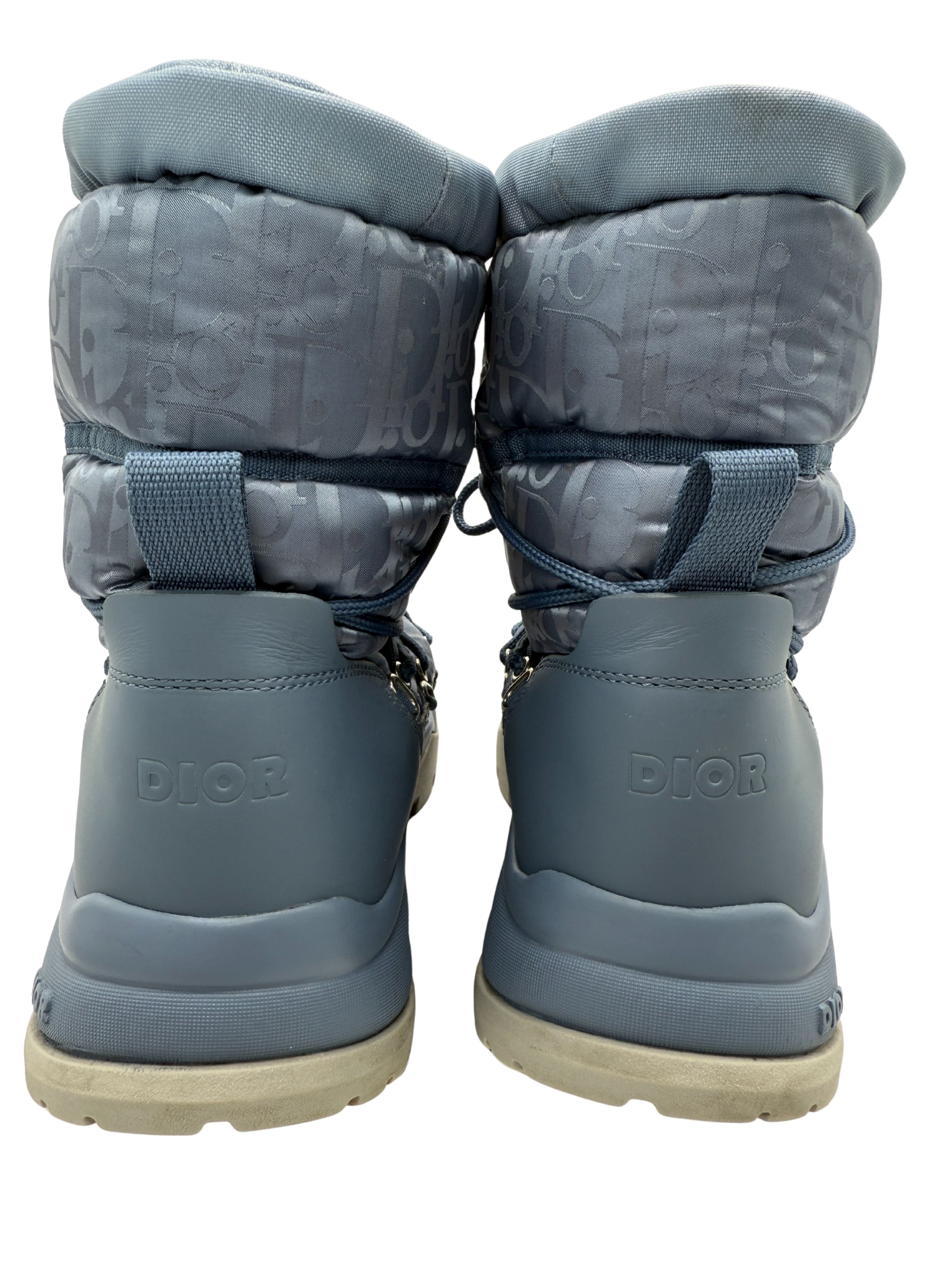 Dior x Peter Doig CD Oblique Snow Boots - Blue