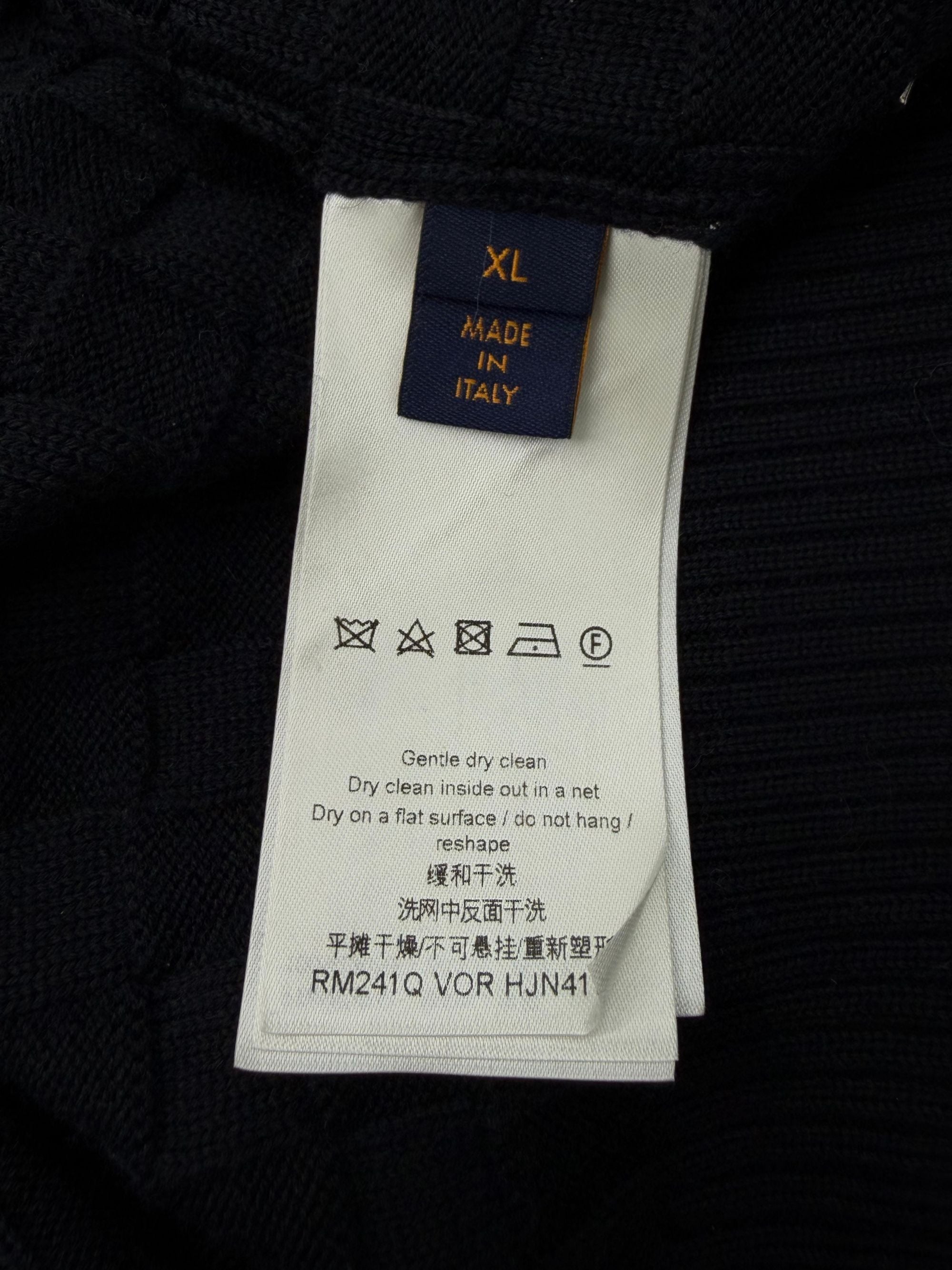 Louis Vuitton Damier Zip Up Cardigan Louis Vuitton