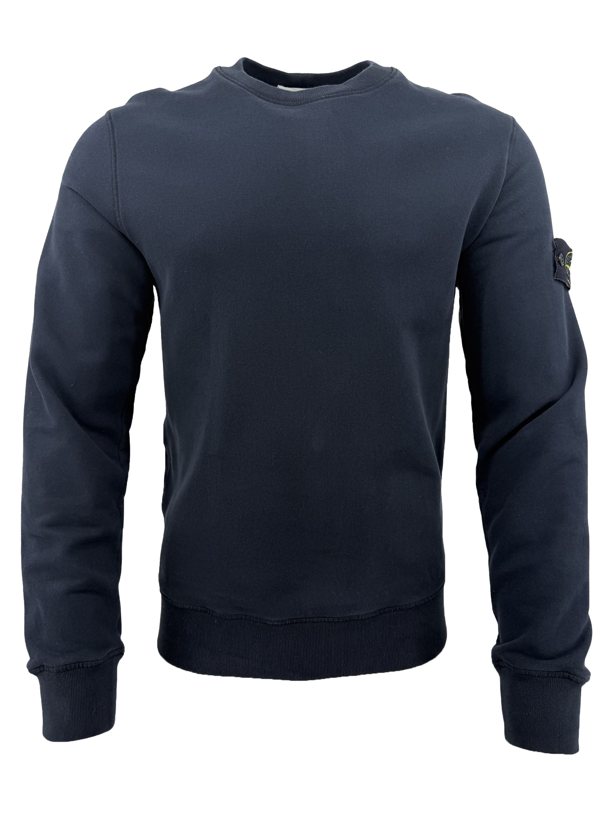 Stone Island Badge Sweatshirt - Navy Stone Island