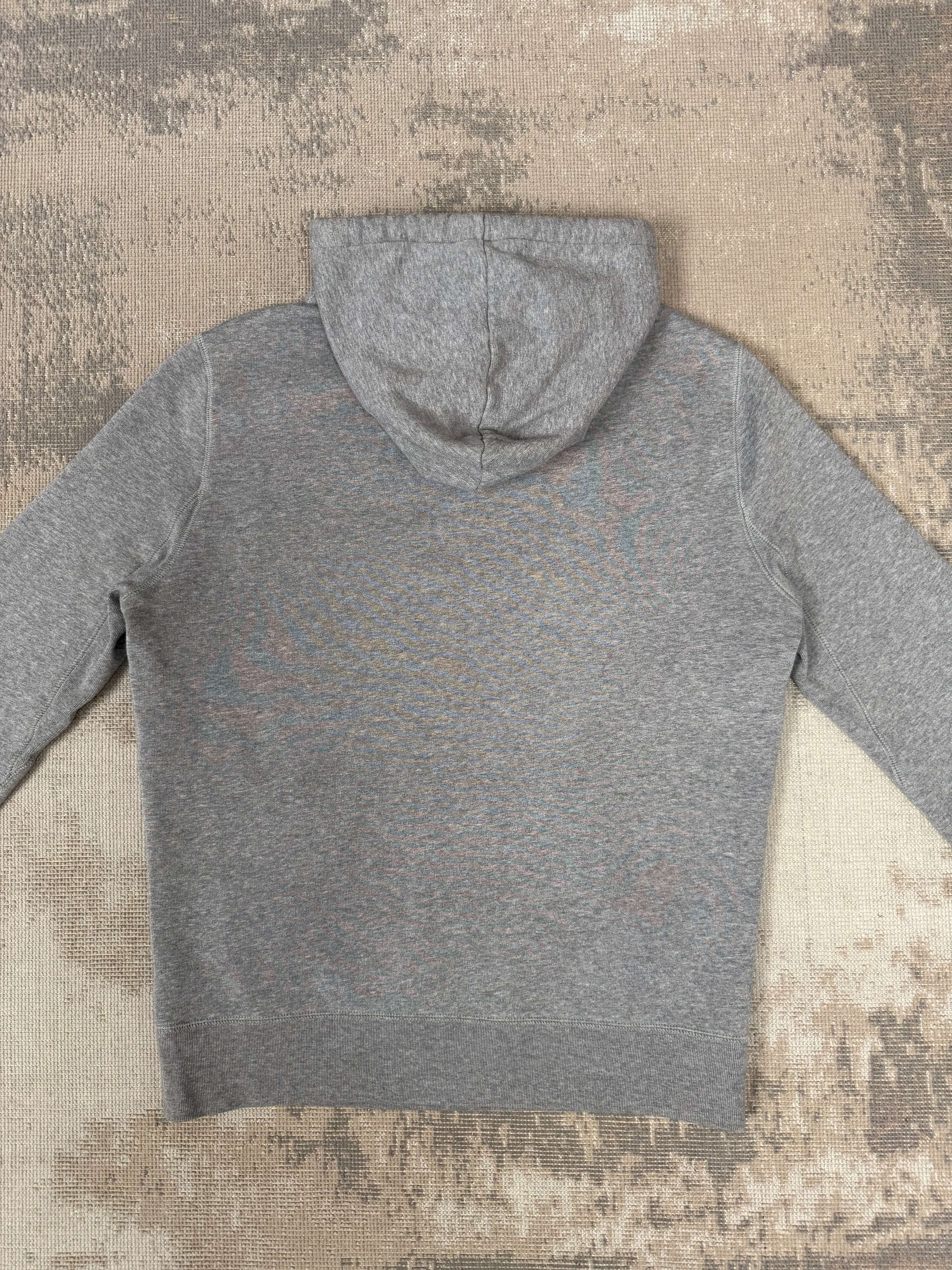 Burberry Embroidered EKD Cotton Hoodie - Grey Burberry