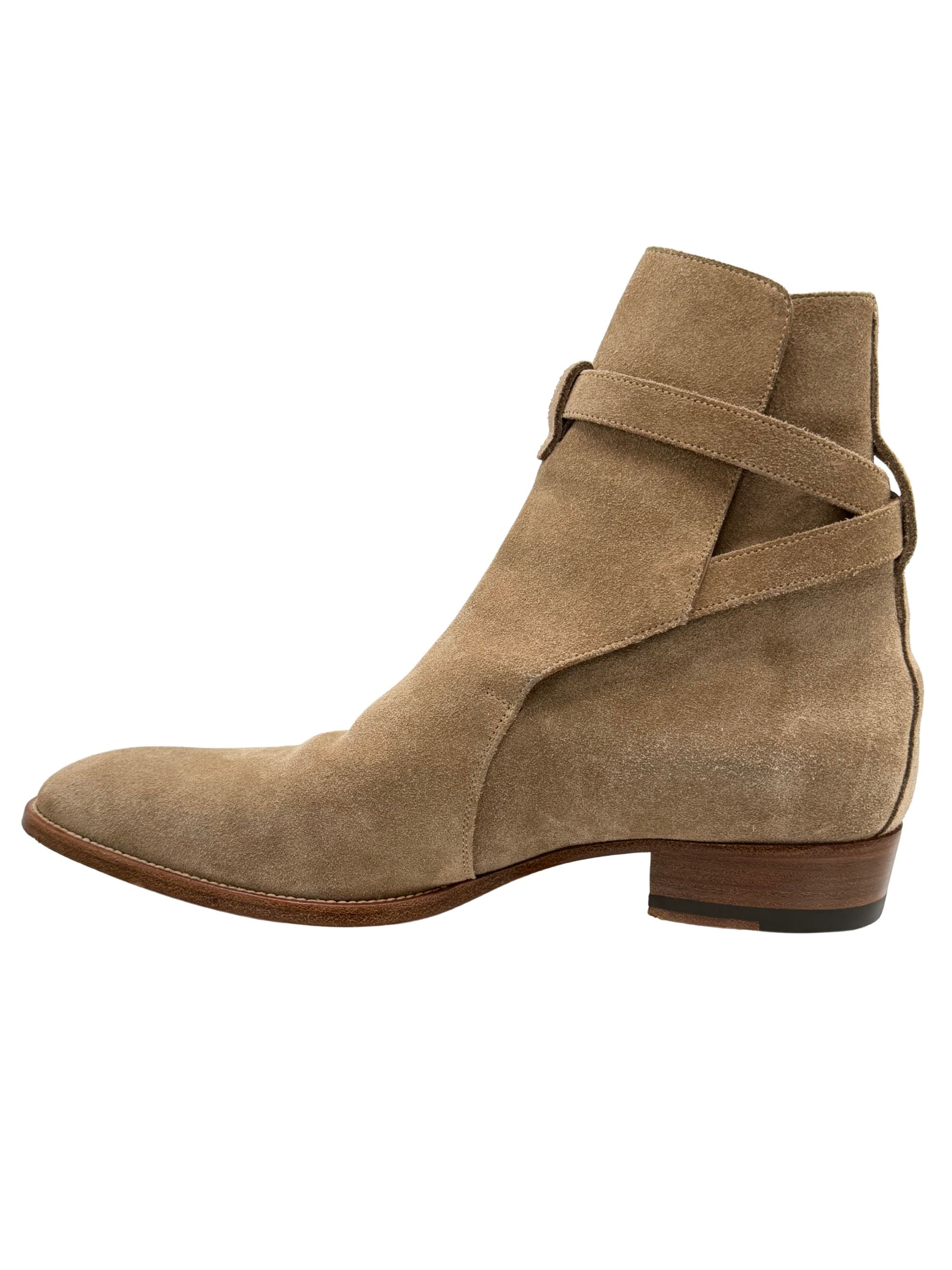 Saint Laurent Wyatt Suede Boots Saint Laurent
