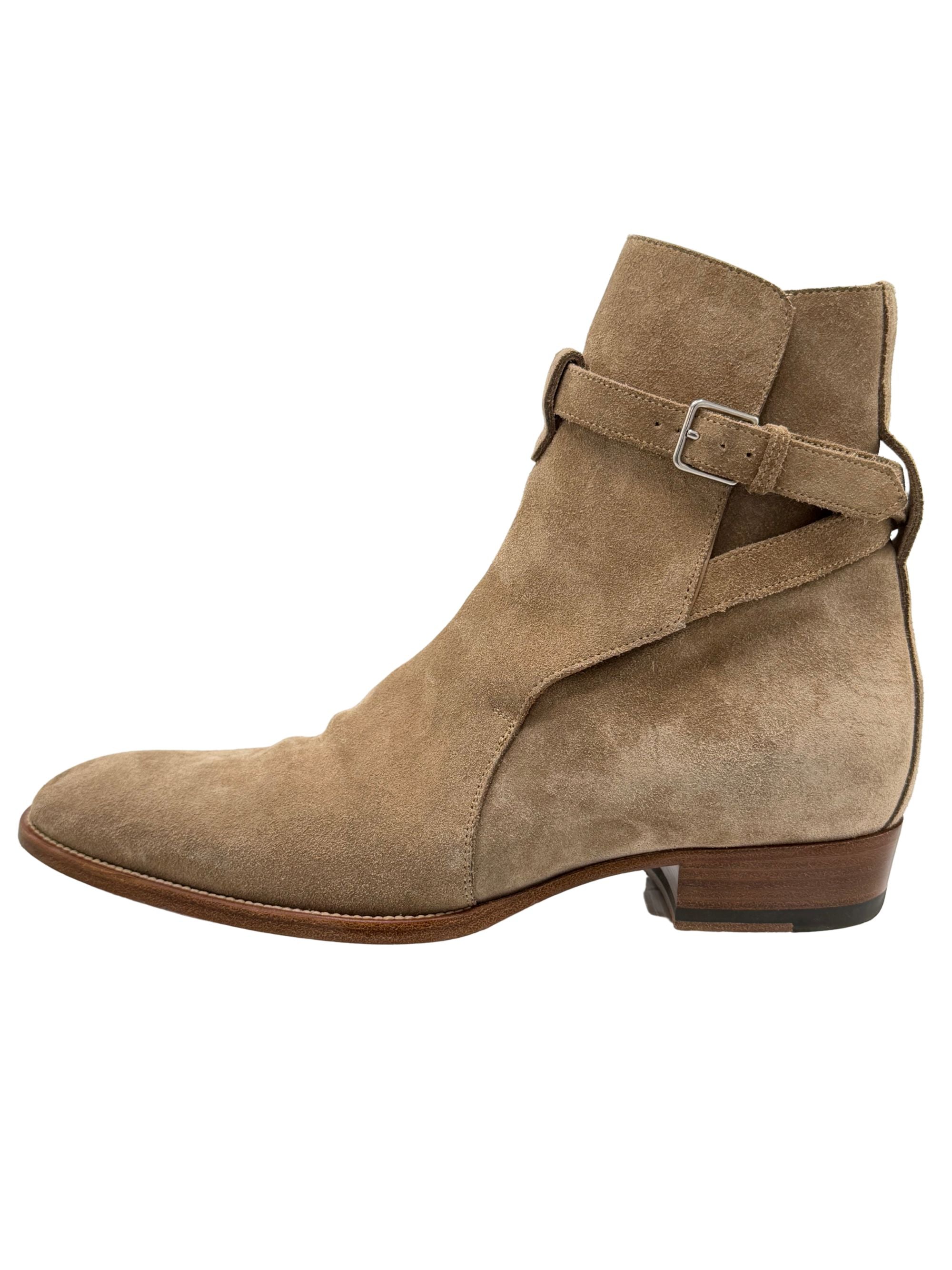 Saint Laurent Wyatt Suede Boots Saint Laurent