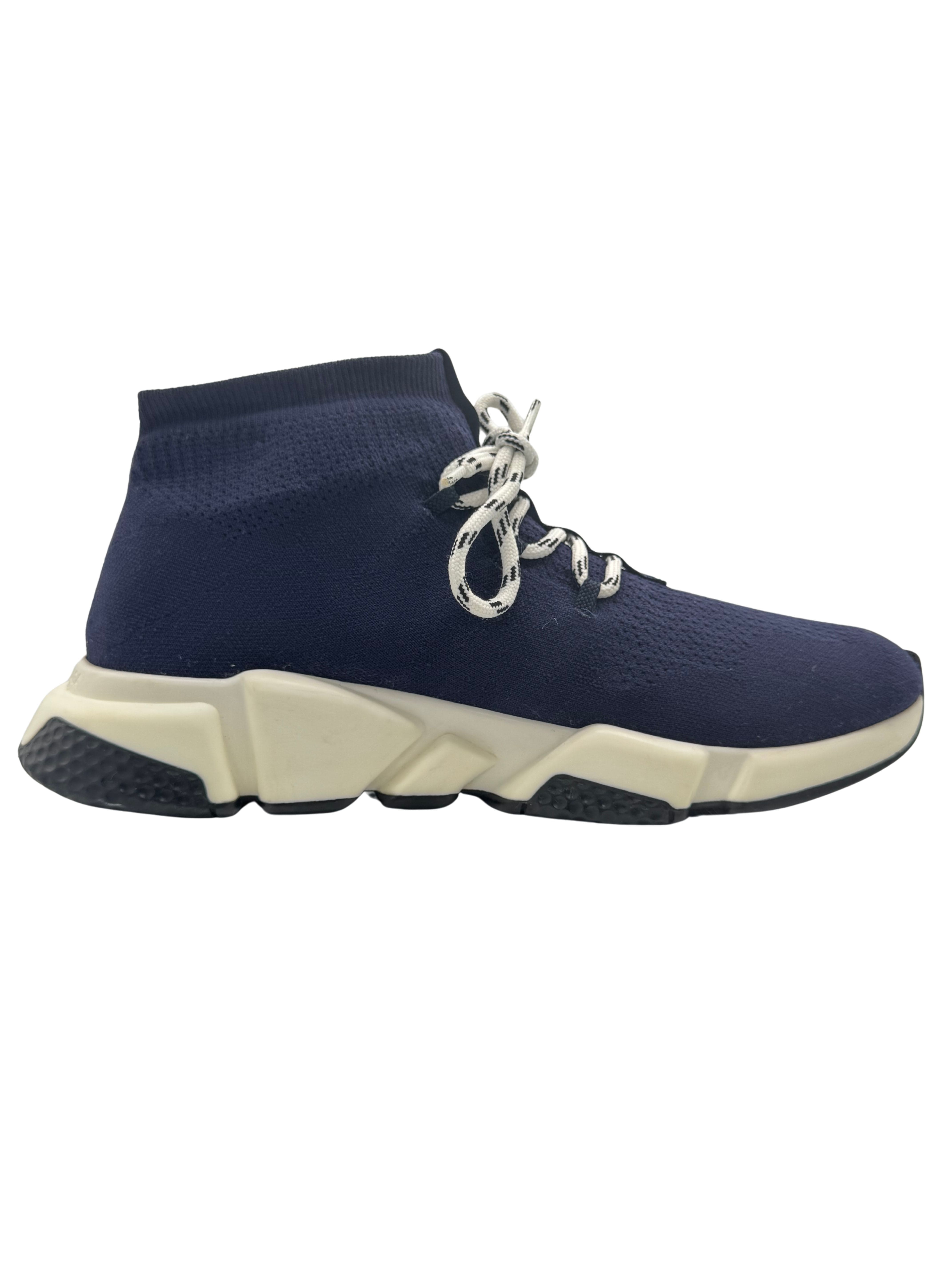 Balenciaga Speed Lace Trainer - Navy