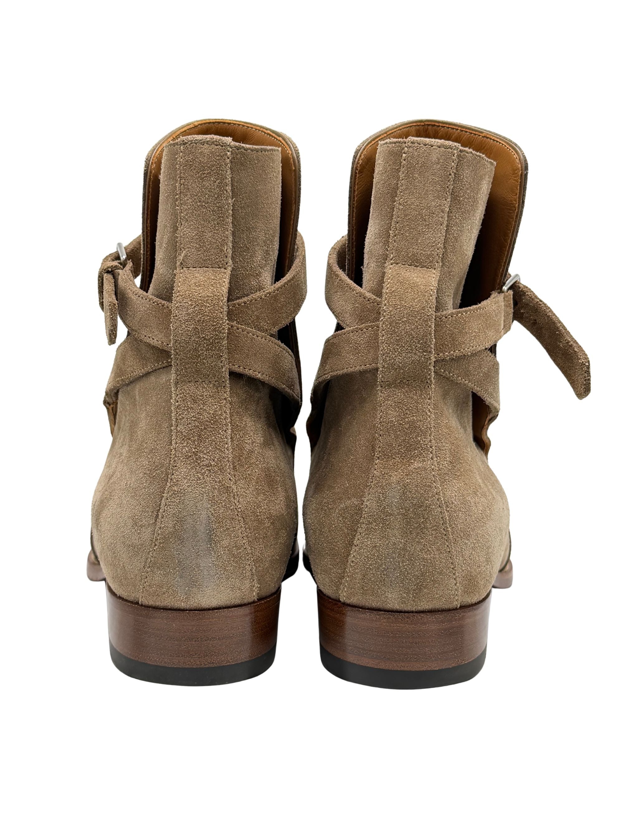 Saint Laurent Wyatt Suede Boots Saint Laurent