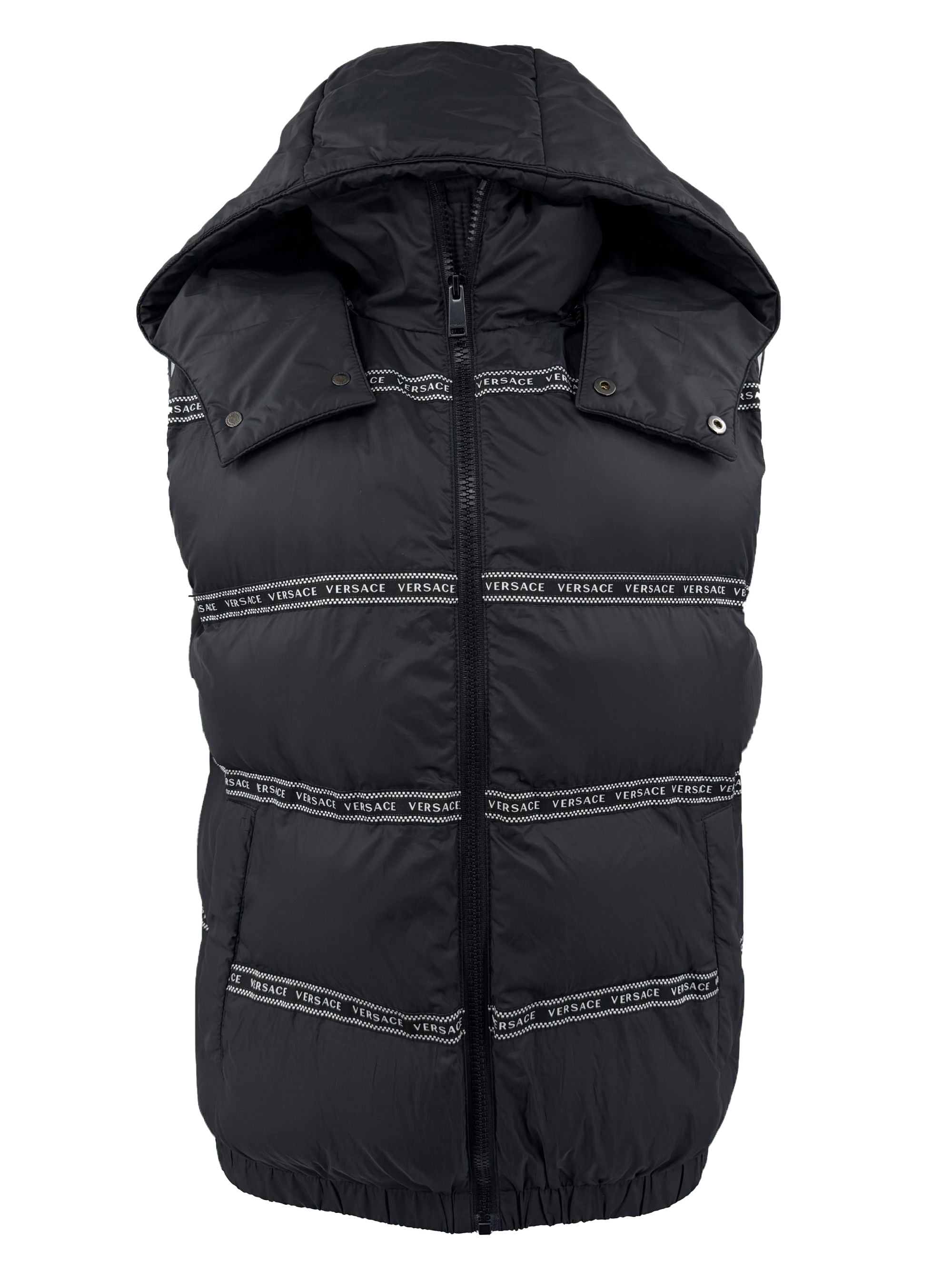 Versace Logo Gilet - Black Versace