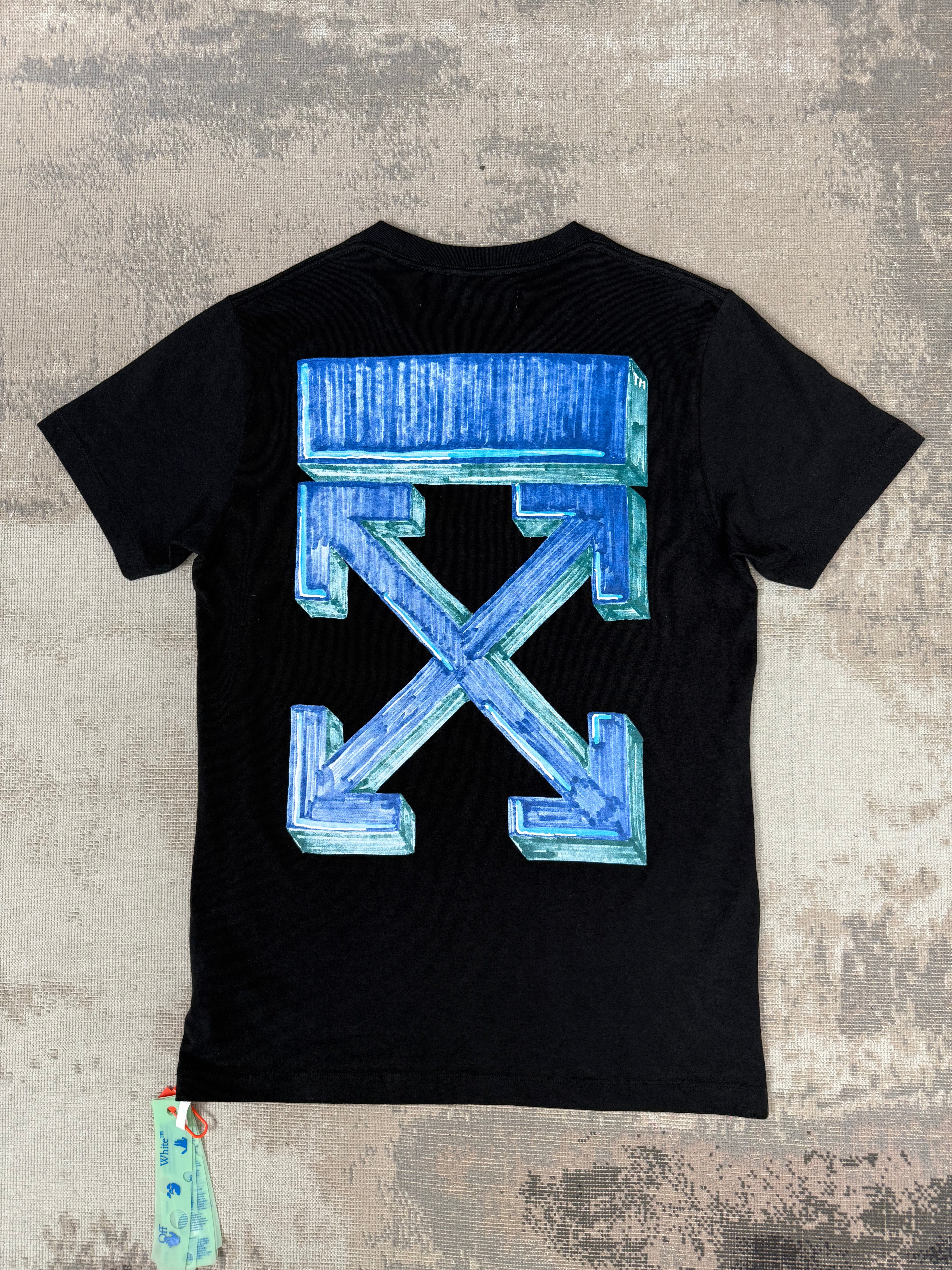 Off-White S/S Over Marker T-Shirt - Black Off-White