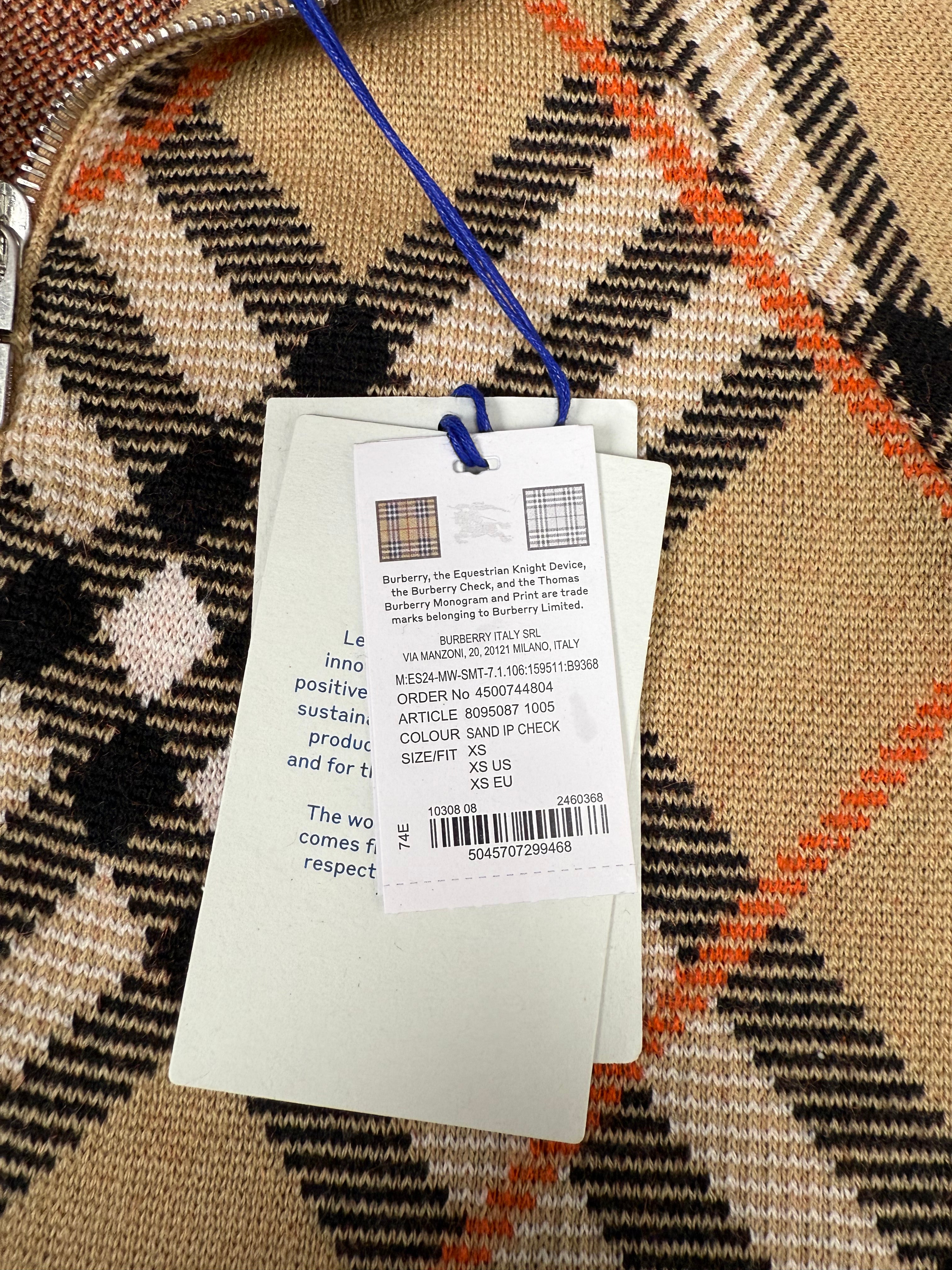 Burberry Check Wool Mohair Blend Jacket - Archive Beige (Unused) Burberry