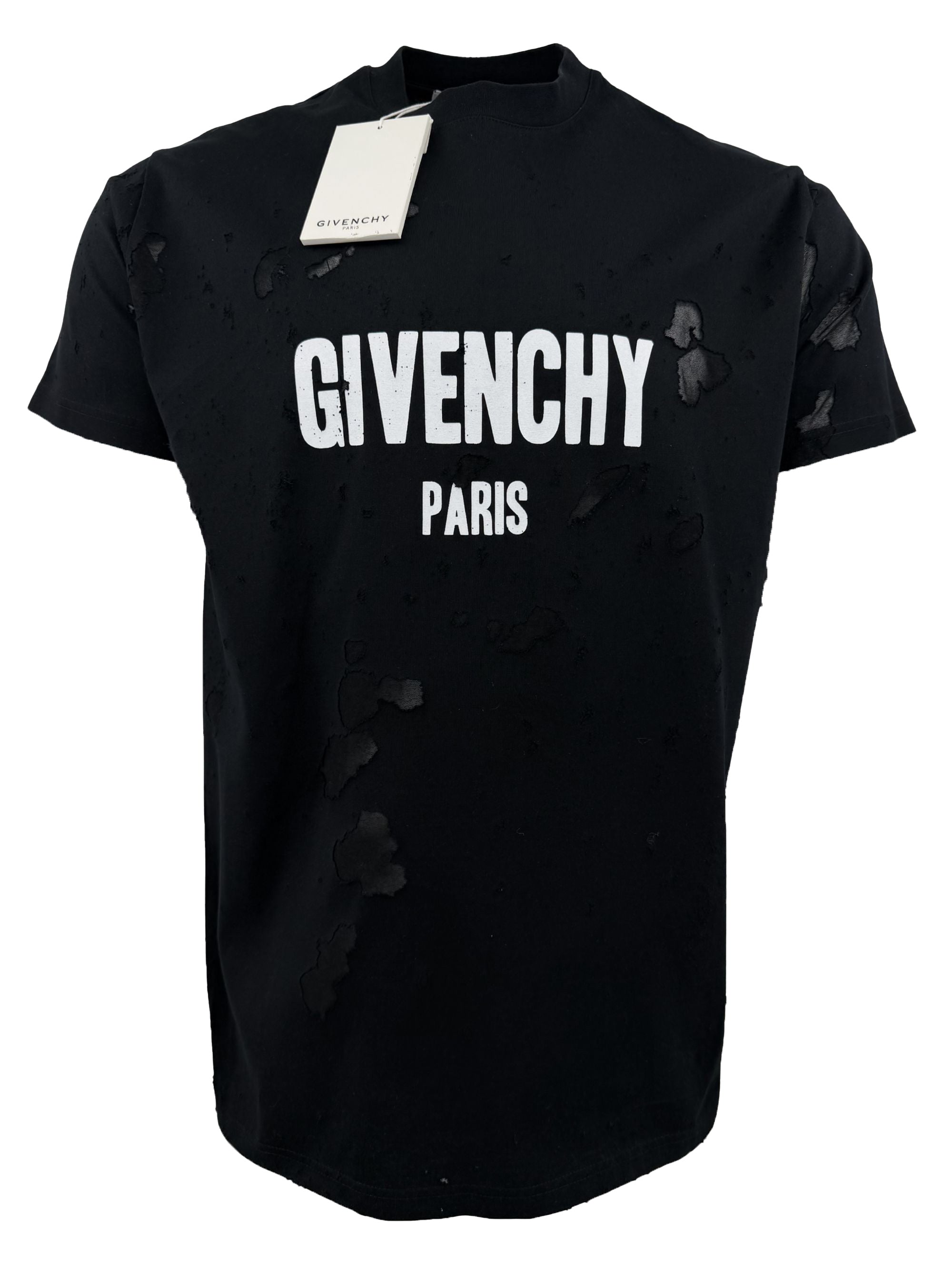 Givenchy Distressed T-Shirt - Black (Unused) Givenchy