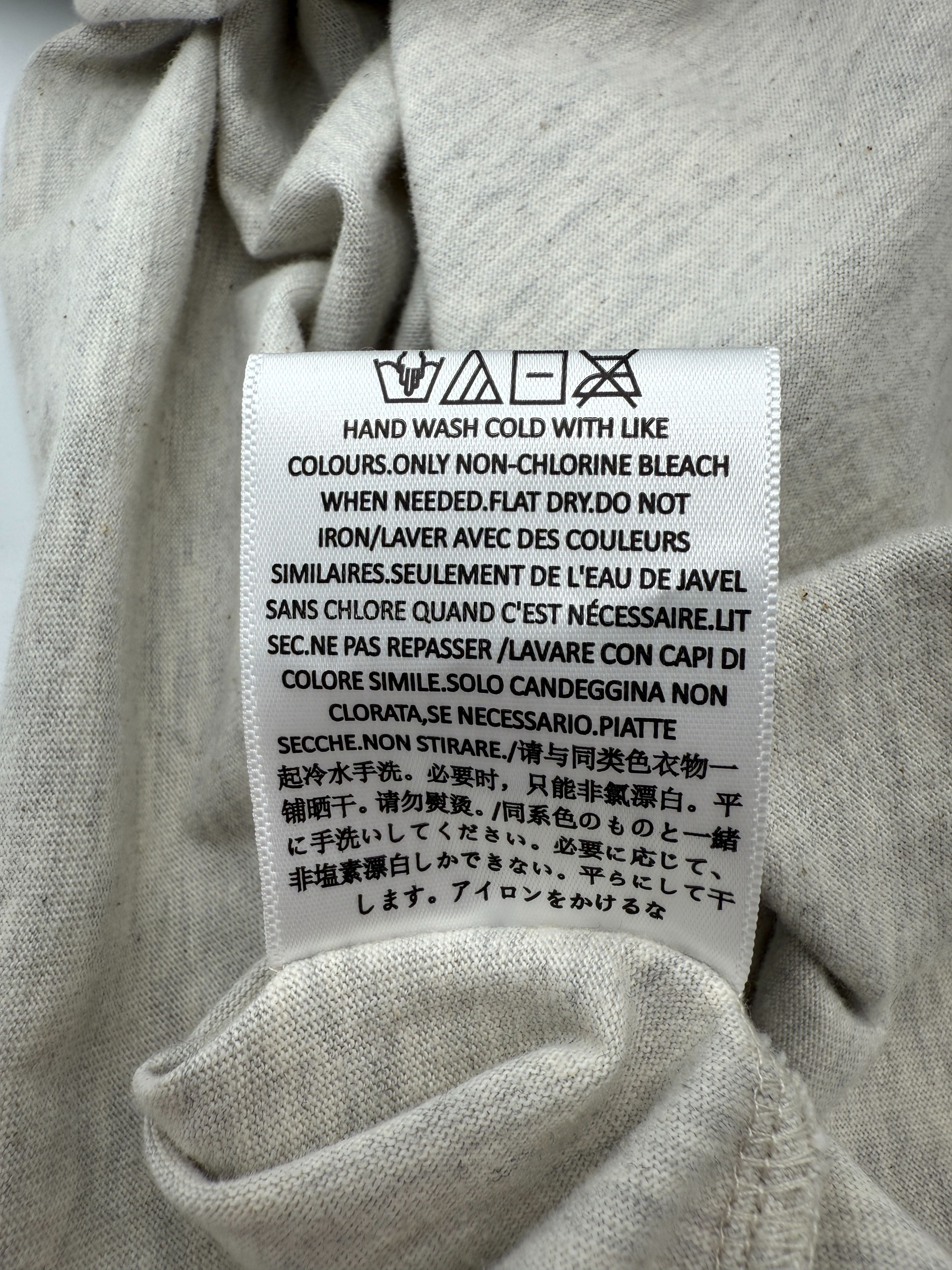 Essentials Fear of God Logo Long Sleeve T-Shirt - Oatmeal Essentials