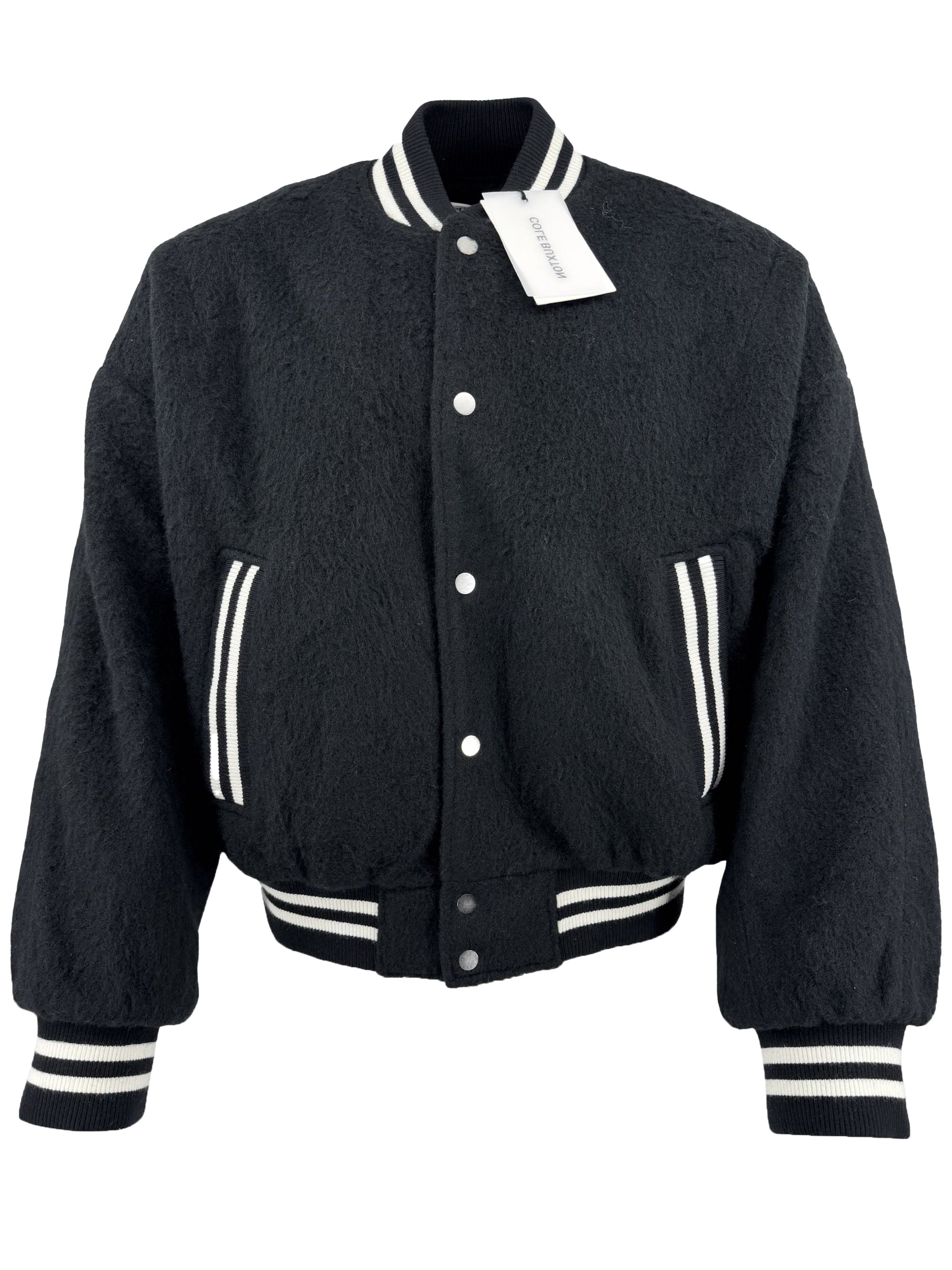 Cole Buxton Wool Bomber Jacket - Black (Unused) Cole Buxton